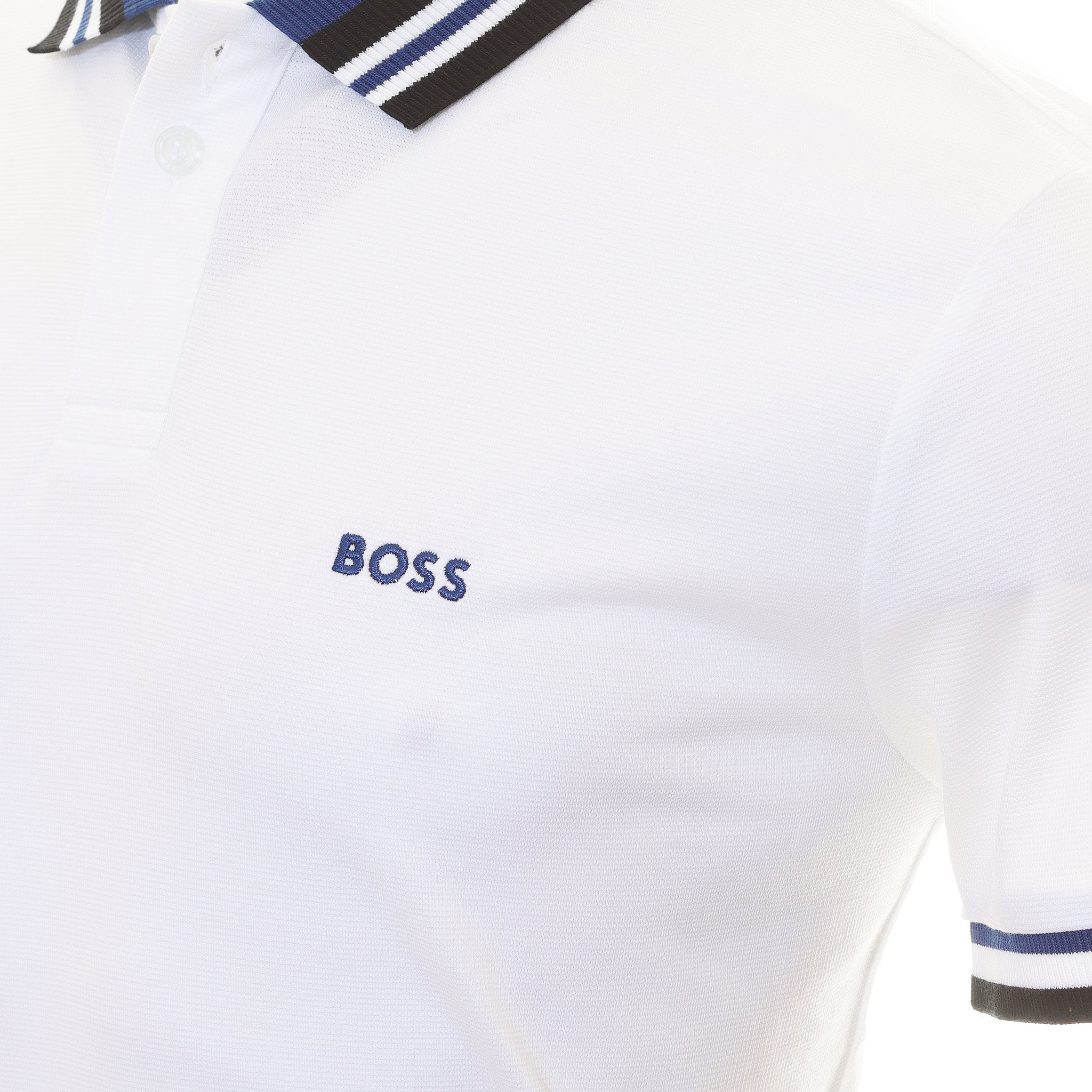 BOSS Paddy 2 Polo Shirt FA23 50494317 White 100 | Function18 | Restrictedgs