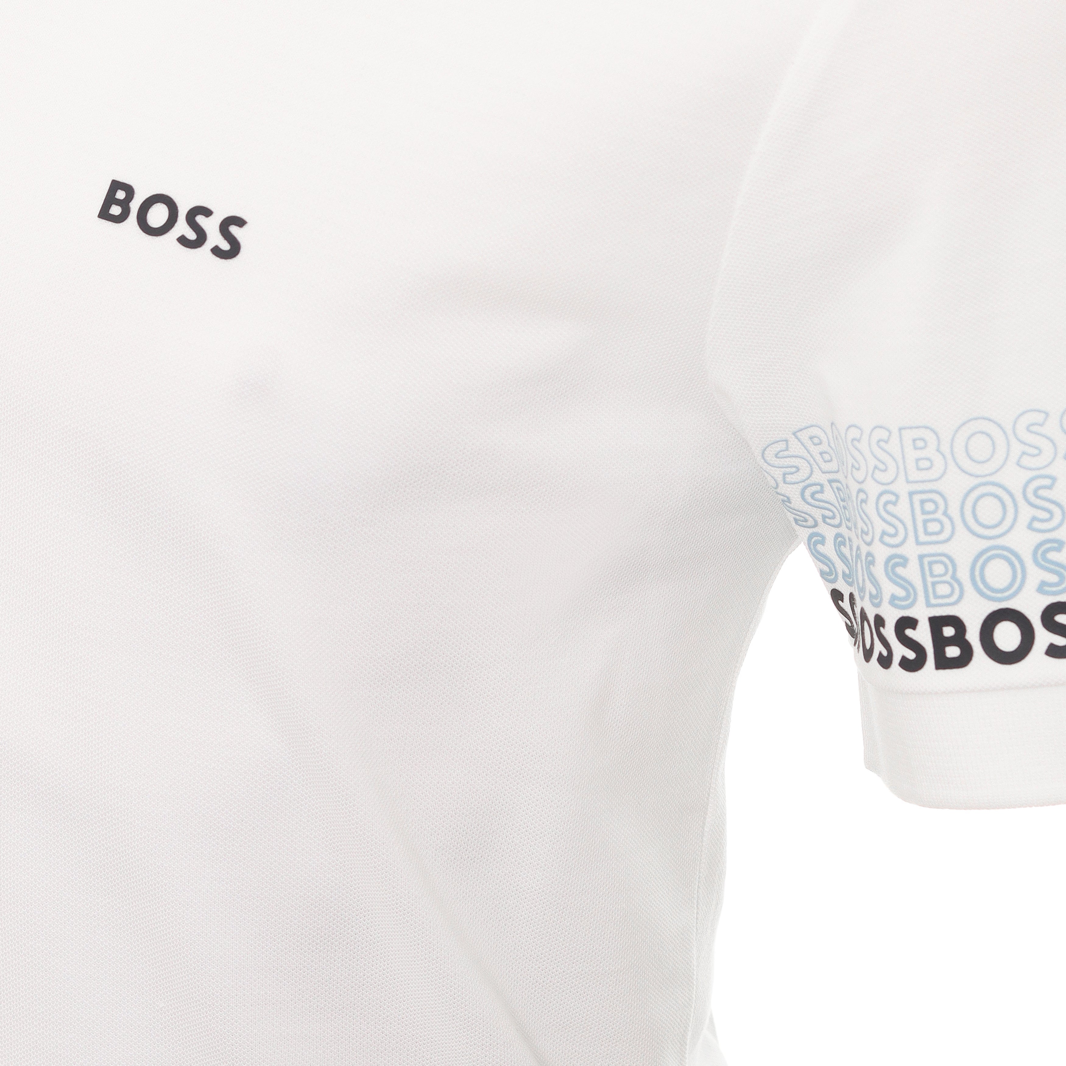 BOSS Paddy 2 Polo Shirt SR23 50488293 White 100 | Function18 | Restrictedgs