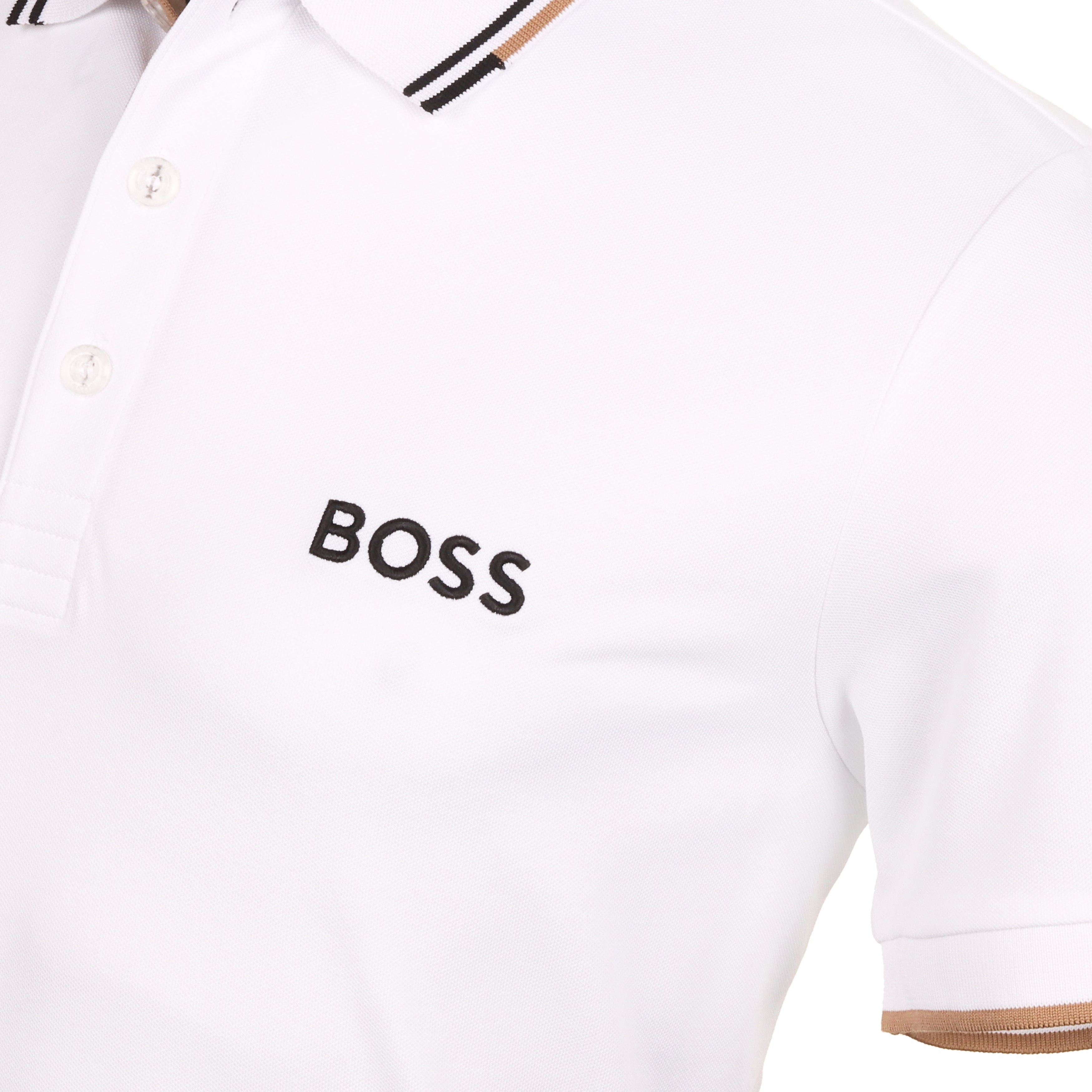BOSS Paddy Pro Polo Shirt 50469102 White 101 | Function18