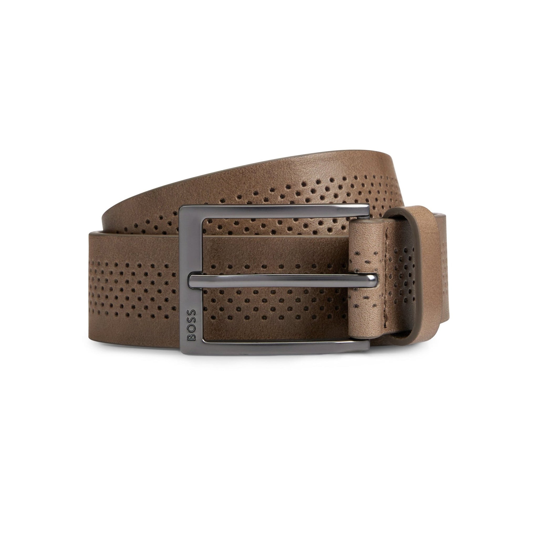 BOSS Pary-Perf Golf Belt Taupe 030