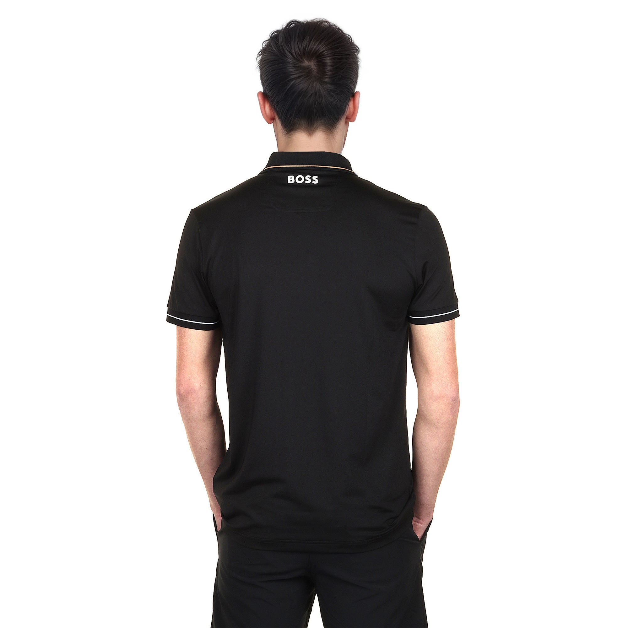 BOSS Paul Pro Polo Shirt SP25 Black 005