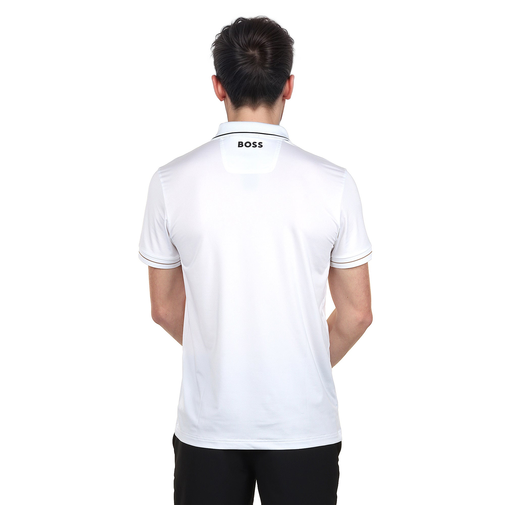 BOSS Paul Pro Polo Shirt SP25 White 104