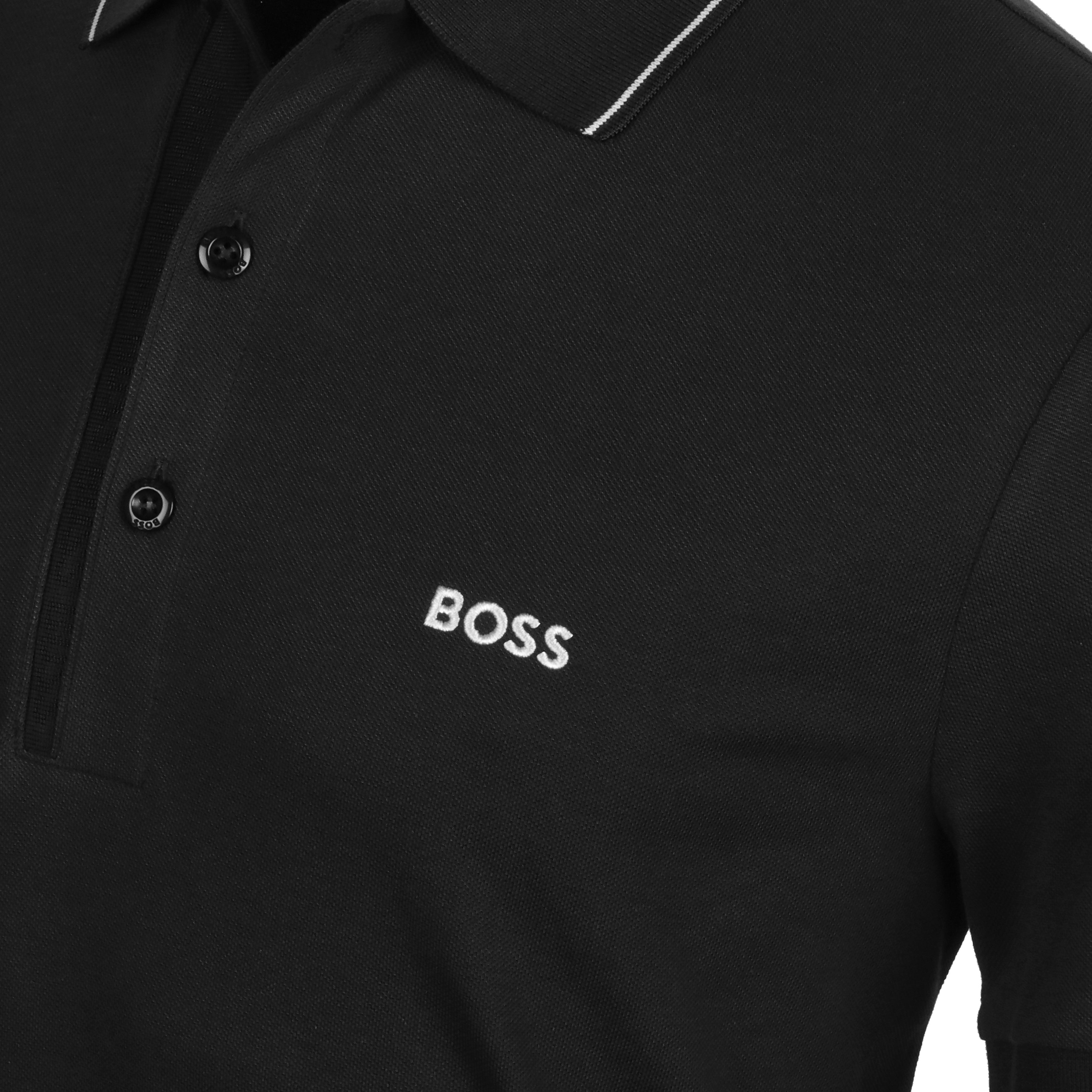 BOSS Paule 4 Polo Shirt SP24 50506195 Black 003 | Function18