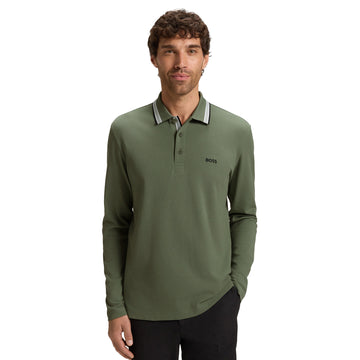 BOSS Plisy LS Polo Shirt SP26
