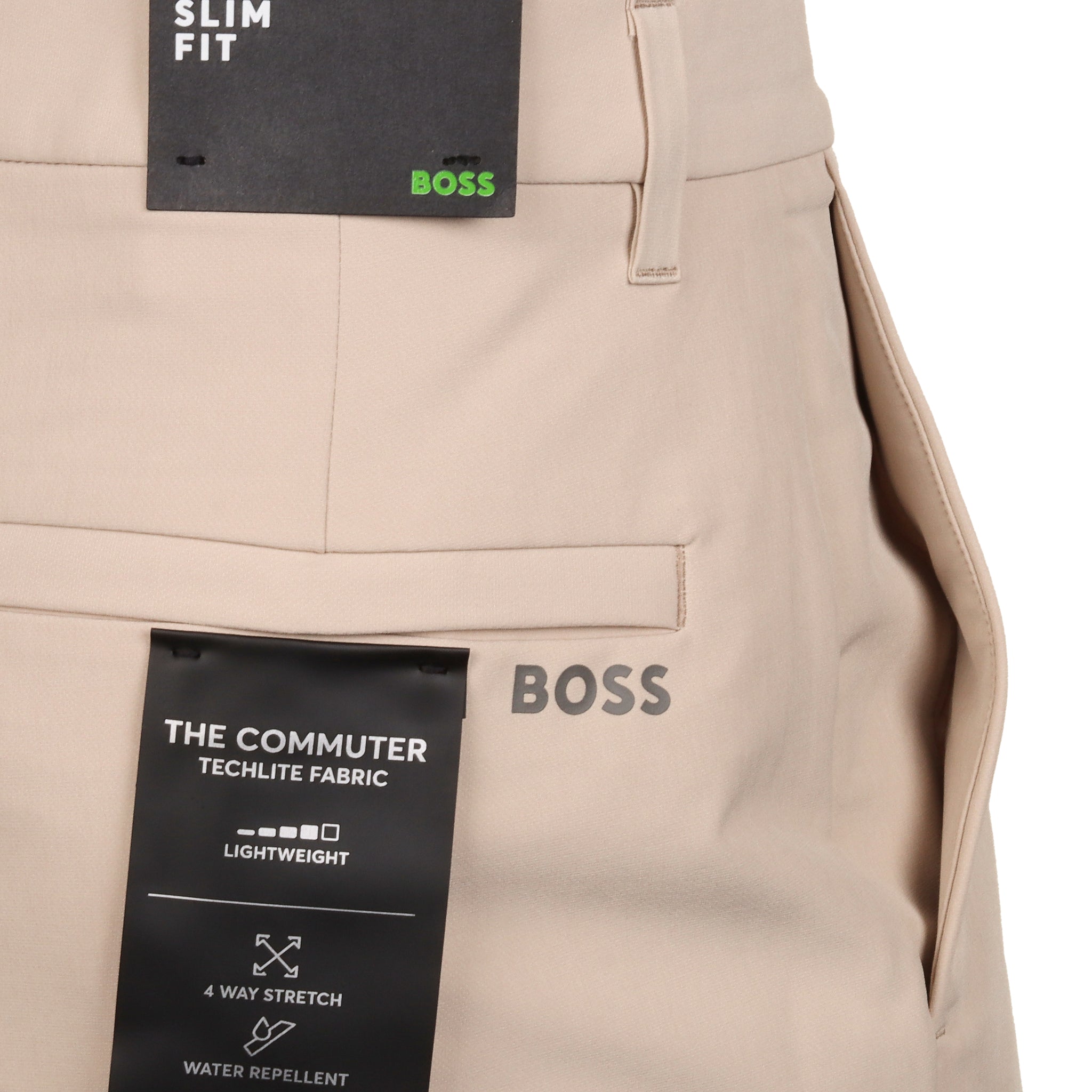 BOSS S_Commuter Slim Golf Shorts Medium Beige 269