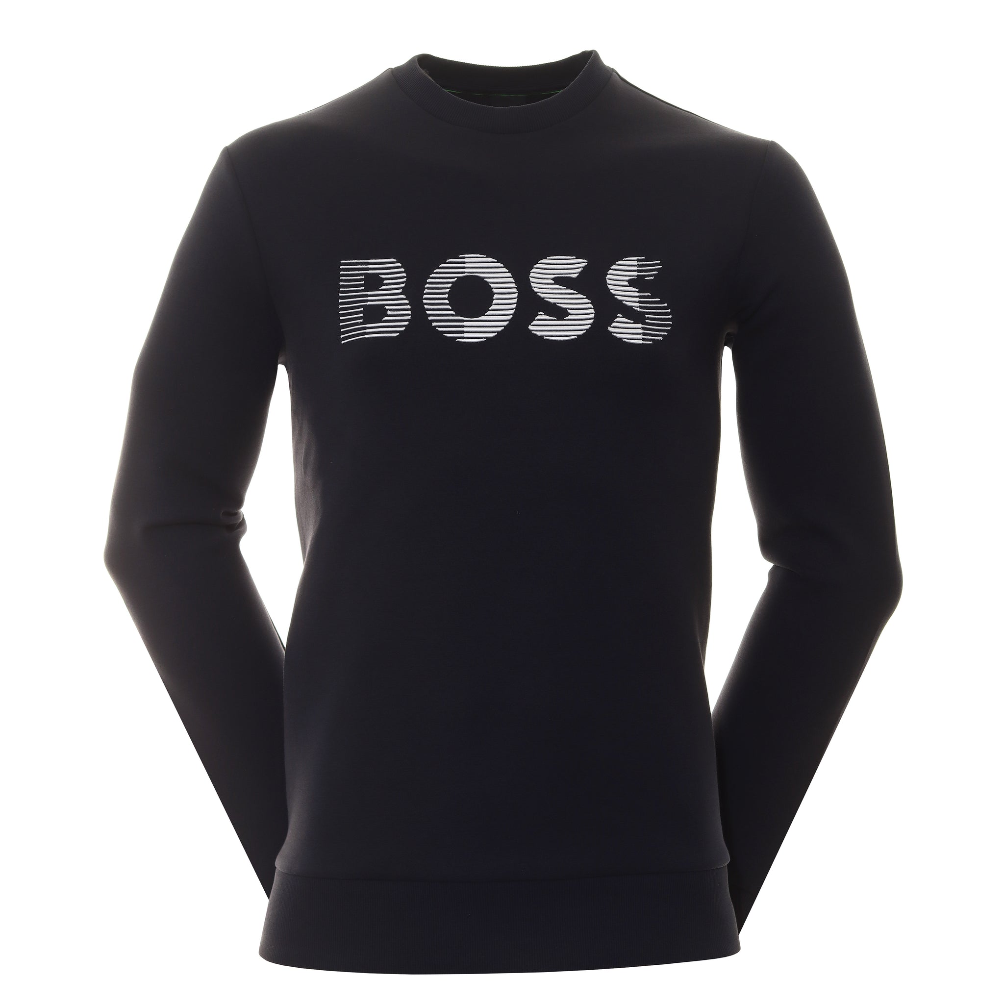 BOSS Salbo 1 Crew Neck Sweater FA23 50493511 Dark Blue 402 | Function18 ...