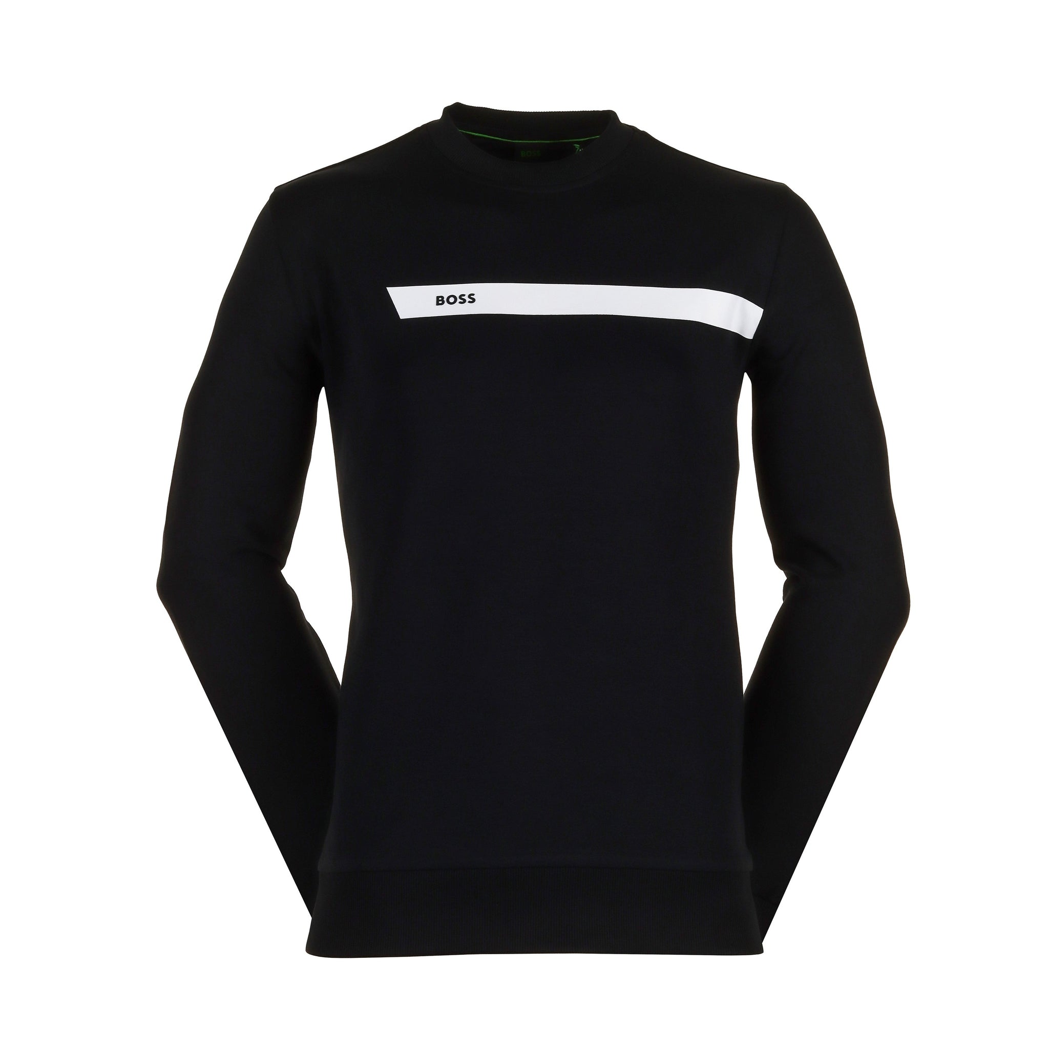 BOSS Salbo 1 Crew Neck Sweater WI23 50498227 Black 001 | Function18