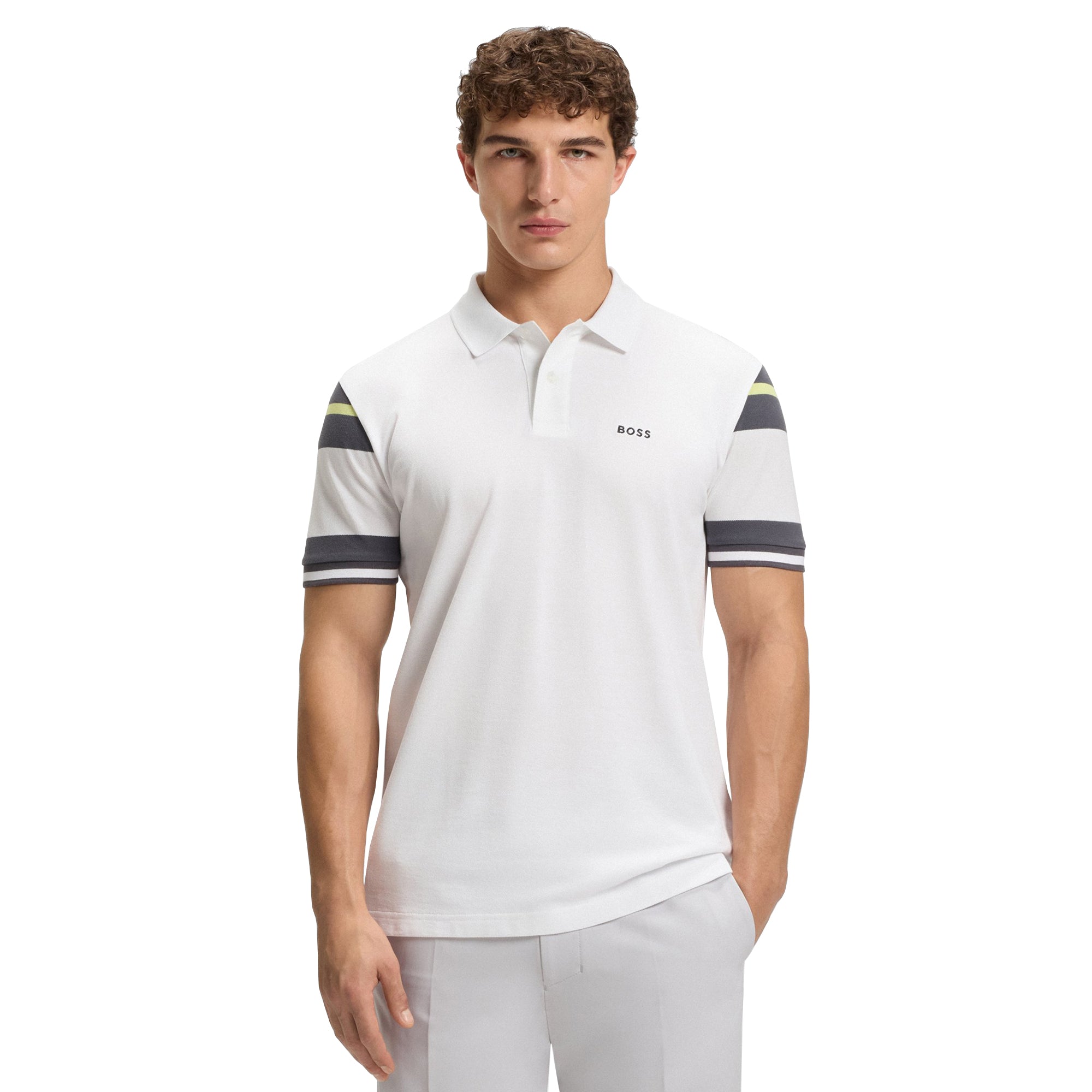 BOSS Sleeve Zone Polo Shirt FA25