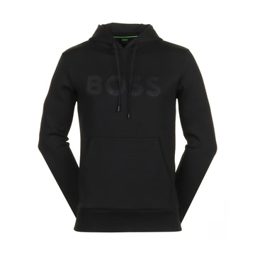 BOSS Soody Tape Logo Hoodie SP25 Black 001