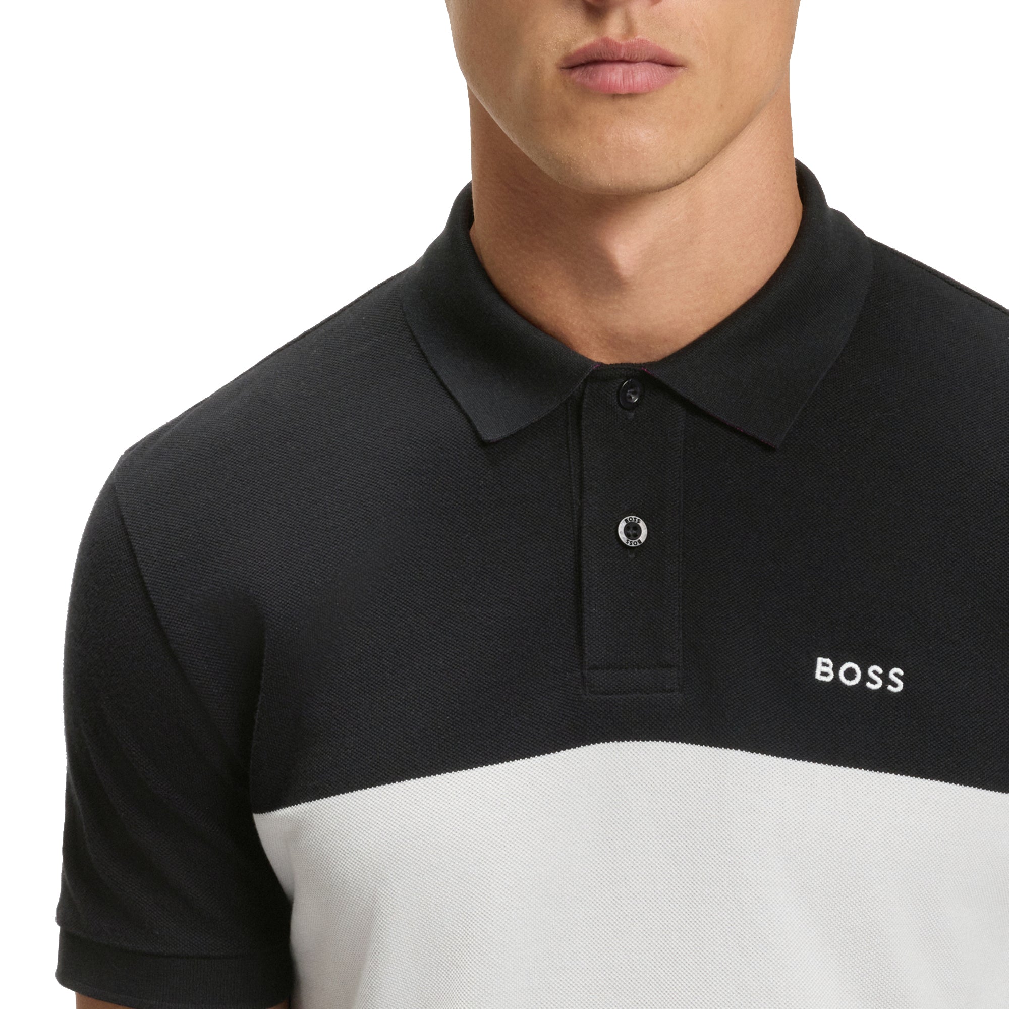 BOSS Stripe Zone Polo Shirt FA25