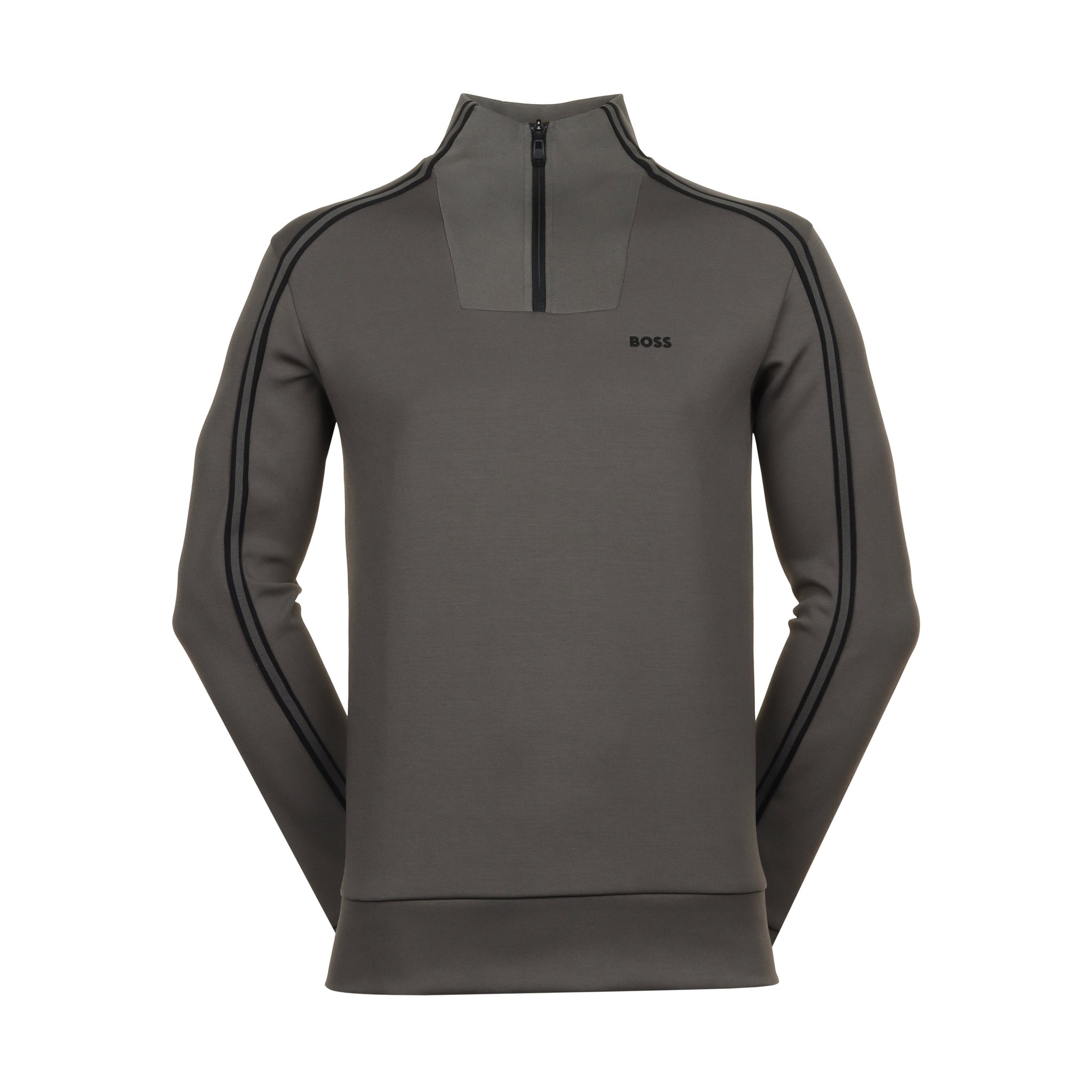 BOSS Sweat 1 Half Zip Sweater FA24 Charcoal 056