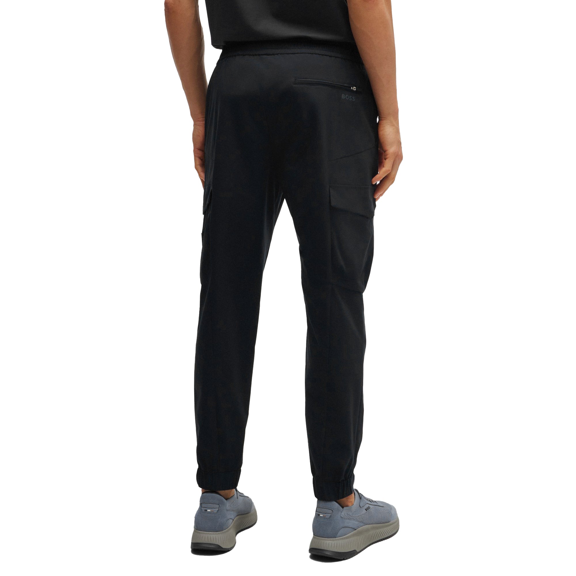 BOSS T_Urbanex-Cargo Light Golf Trousers SP25 Black 001