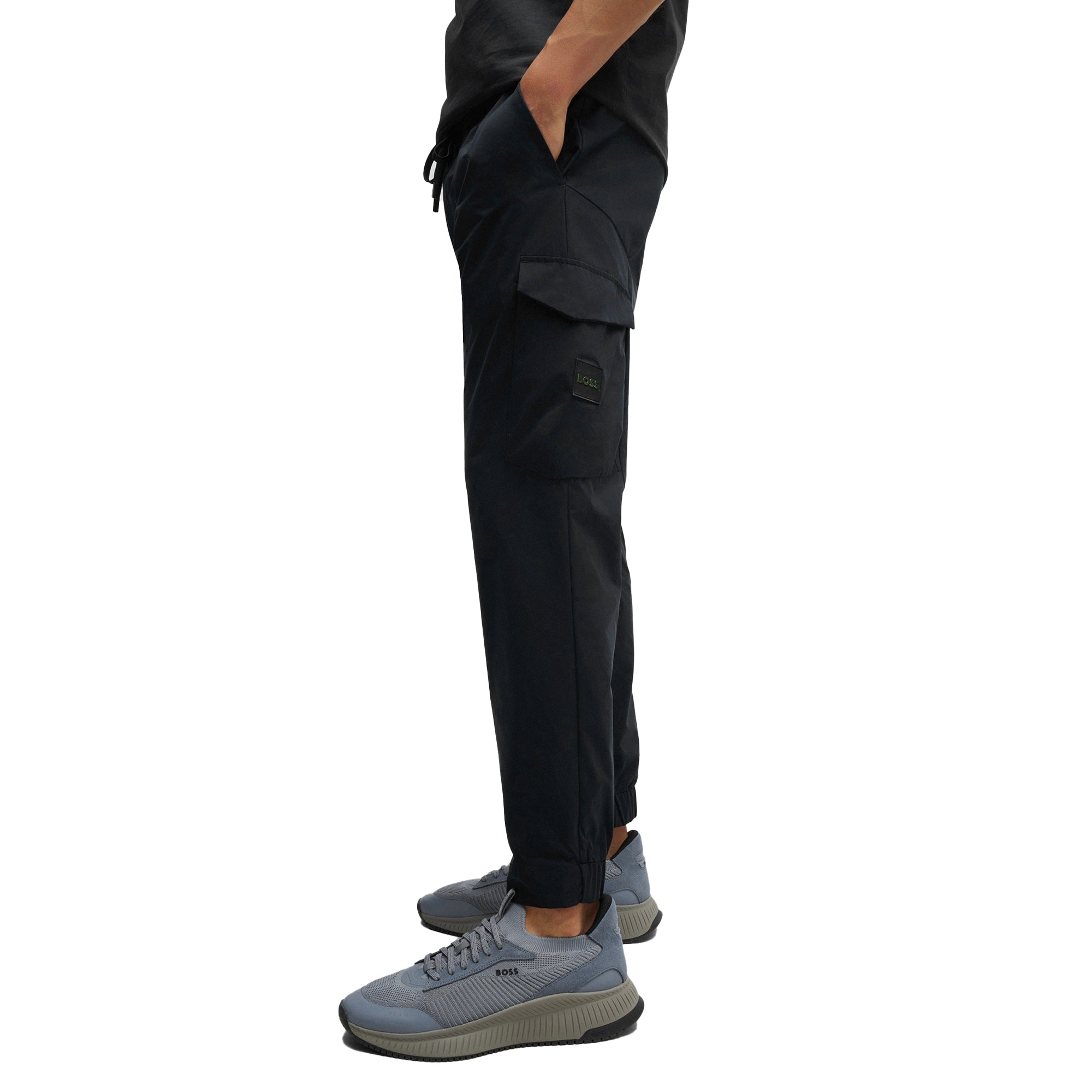 BOSS T_Urbanex-Cargo Light Golf Trousers SP25 Black 001