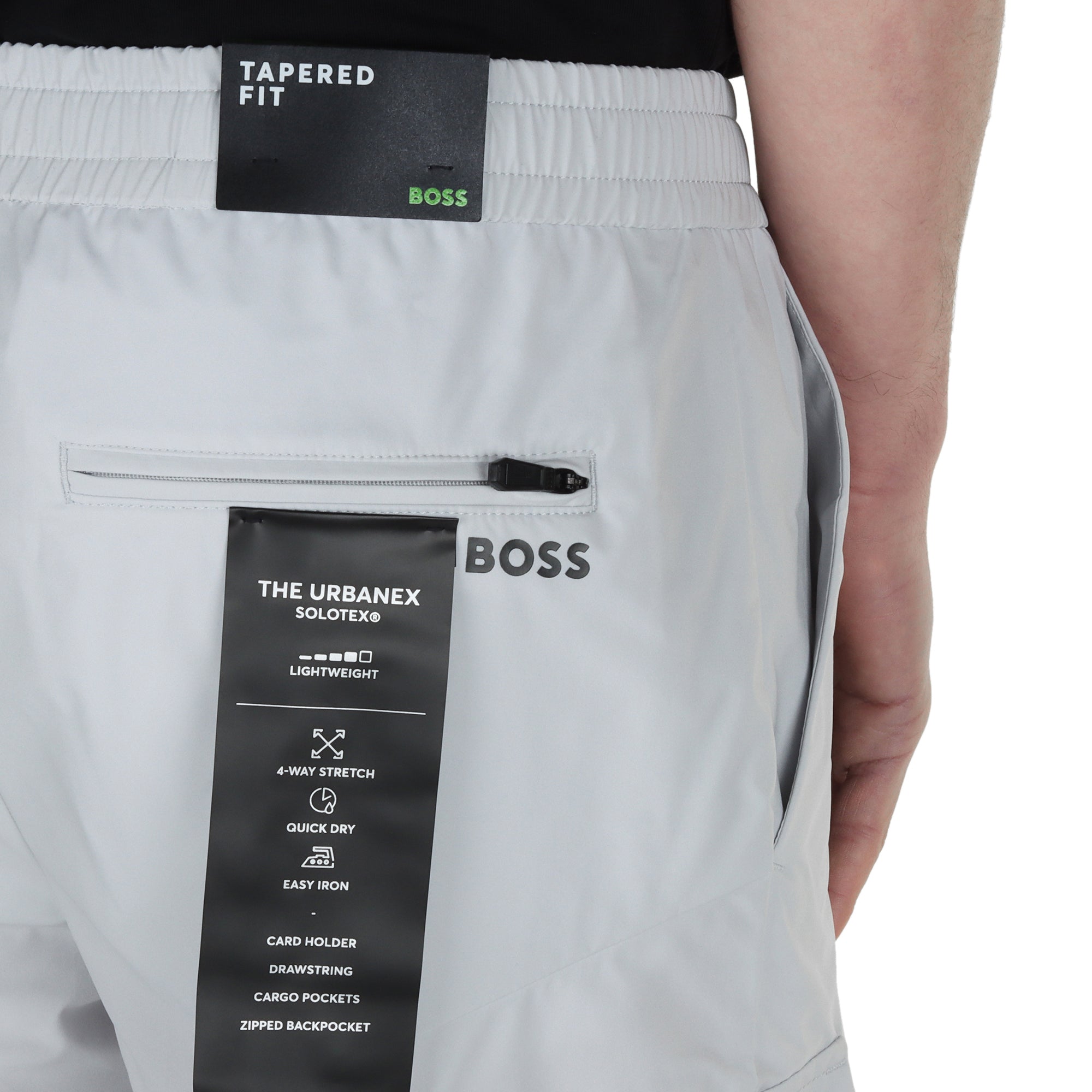 BOSS T_Urbanex-Cargo Light Golf Trousers SP25 Micro Chip 054