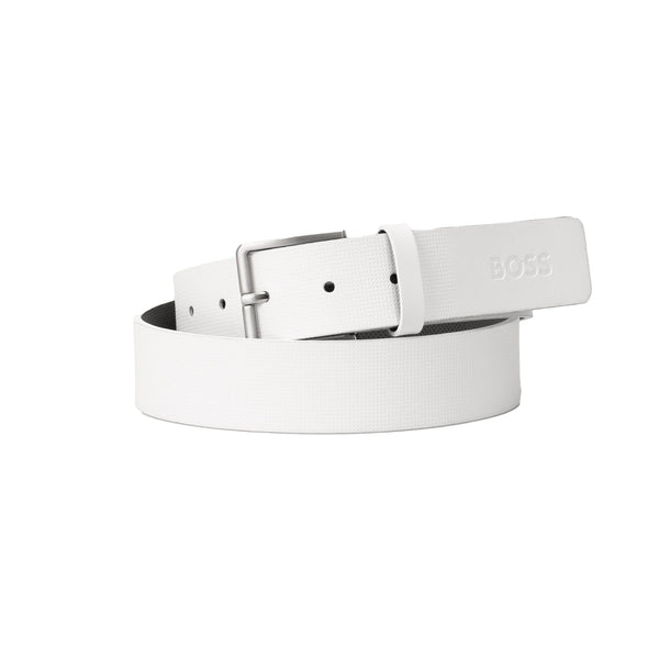 BOSS Ther-Tx Golf Belt - White 100 - 50537053-100 - Function18