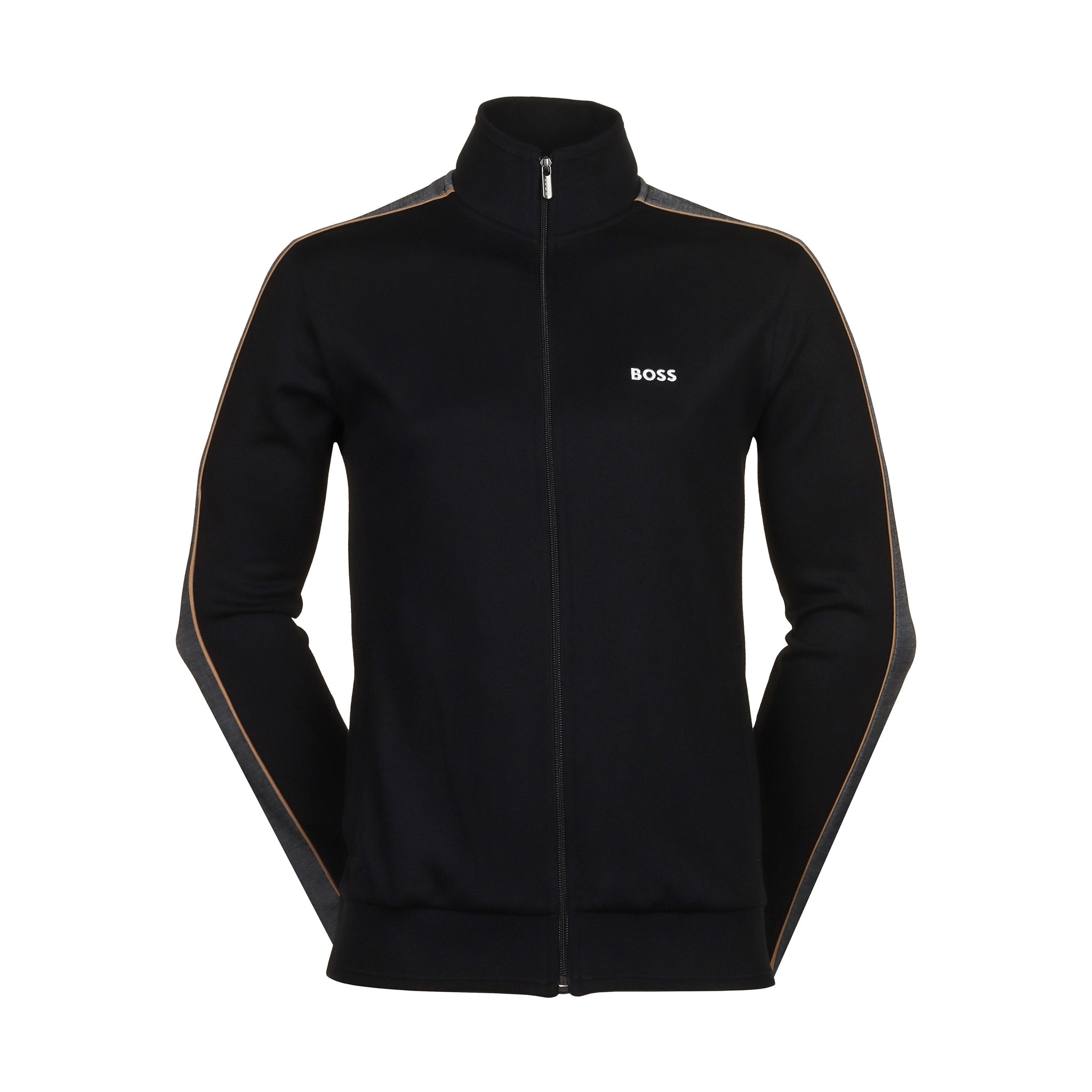 BOSS Tracksuit Full Zip Jacket 50511041 Black 001 | Function18