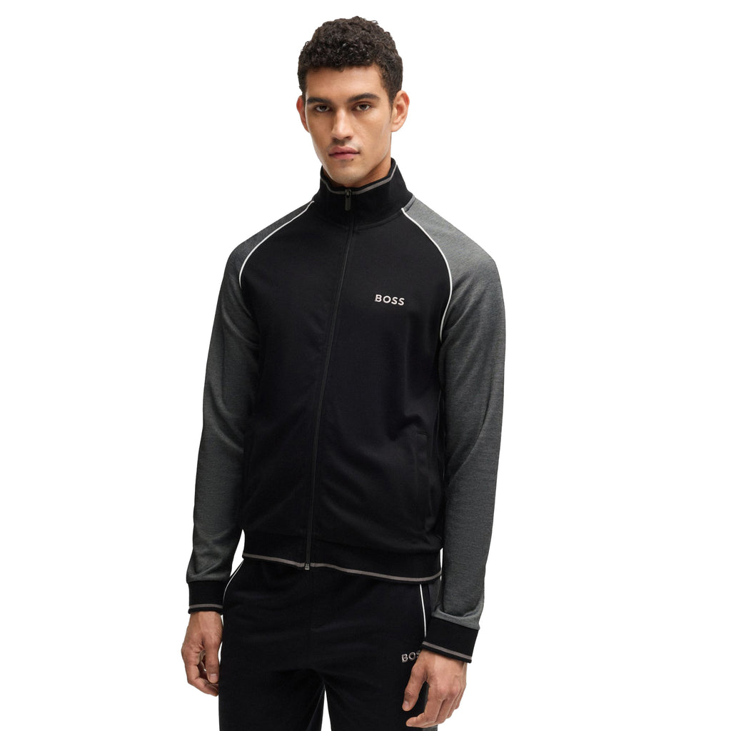 BOSS Tracksuit Full Zip Jacket SP25 Black 001 50535851-001