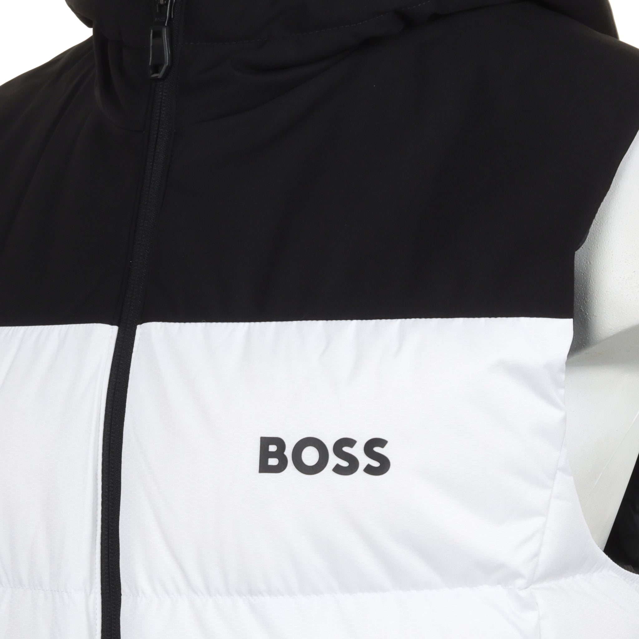 BOSS V-Hamar2 Padded Hooded Vest White 100