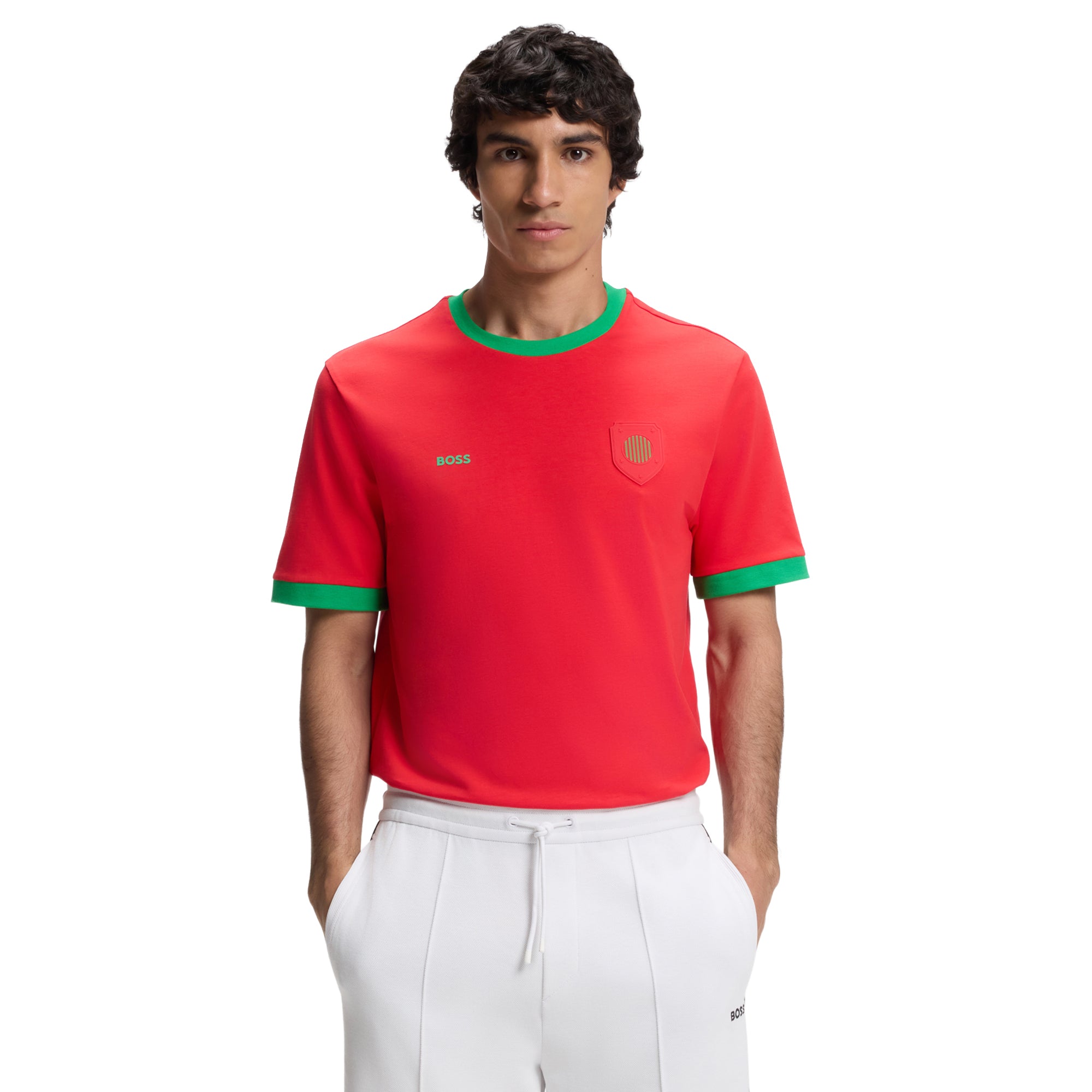 BOSS World Cup Lux T-Shirt - Red 647 - 50562134-647 - Function18