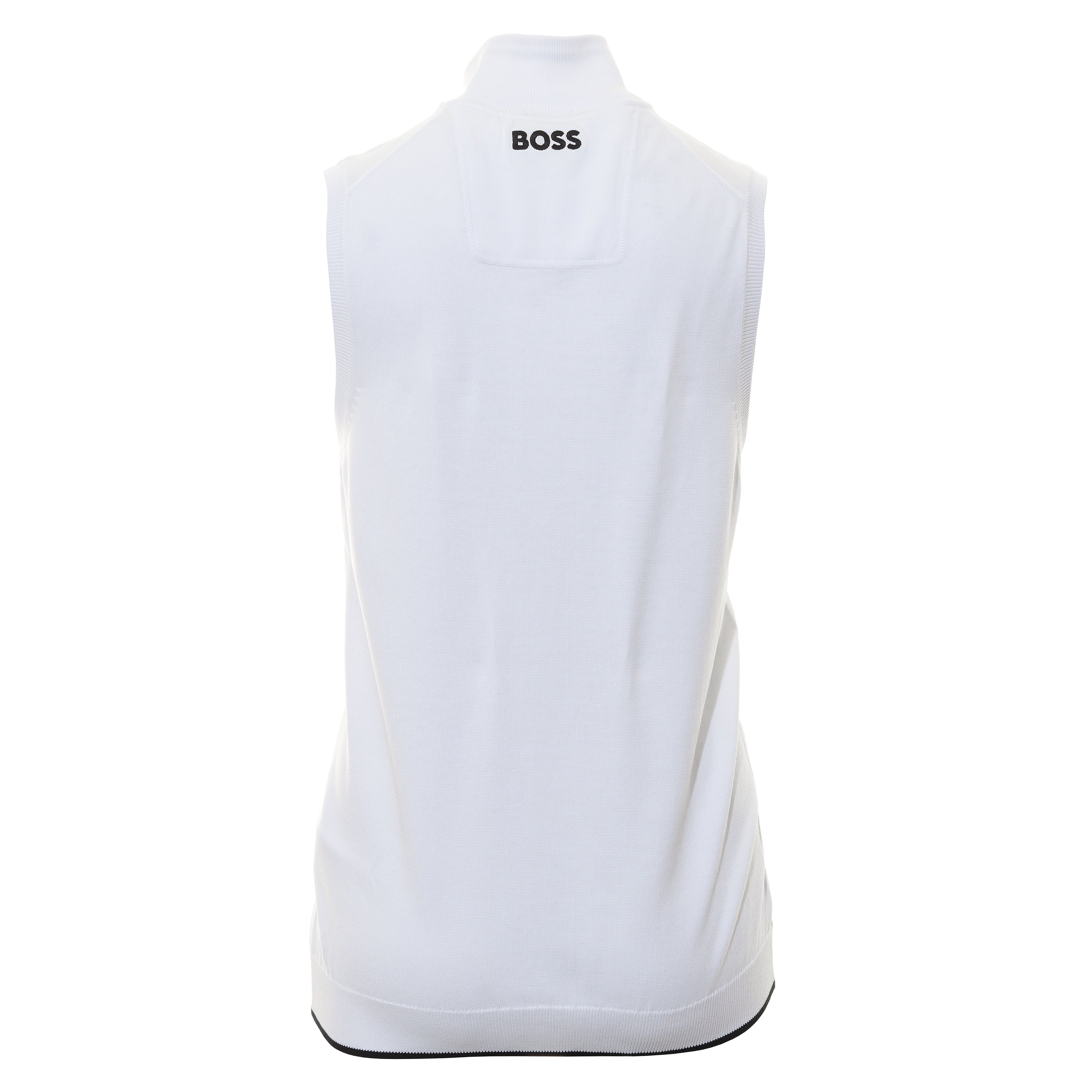 BOSS Zaxly Half Zip Sweater Vest FA23 50493791 White 100 | Function18 ...