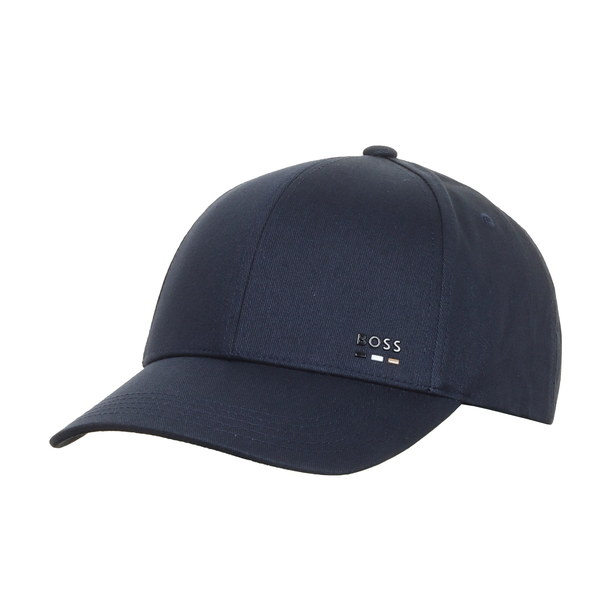 HUGO BOSS｜ (Cap-Bold (50519219-002)) BOSS Zed-BOSS-Stripe Cap FA25 - Dark Blue 404 - 50539428-404