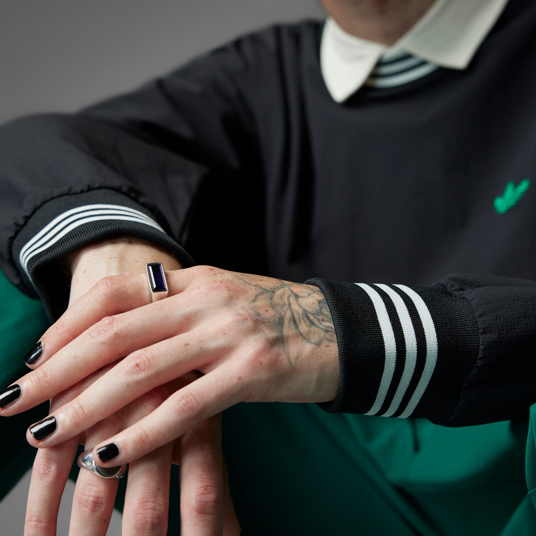 adidas Golf Rolling Links DWR Crew Neck Black