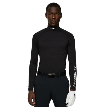 J.Lindeberg Golf Aello Soft Compression Baselayer Black 9999