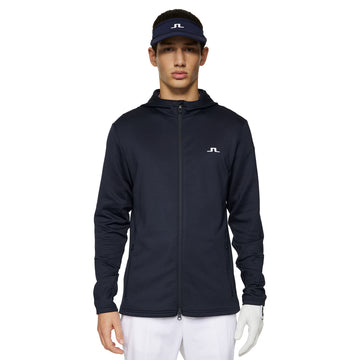 J.Lindeberg Golf Aerial Full Zip Hoodie SS25 JL Navy 6855
