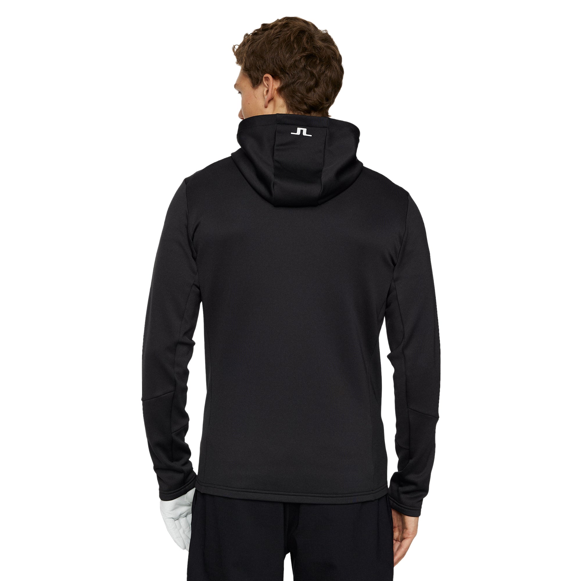 J.Lindeberg Golf Aerial Full Zip Hoodie SS25 Black 9999