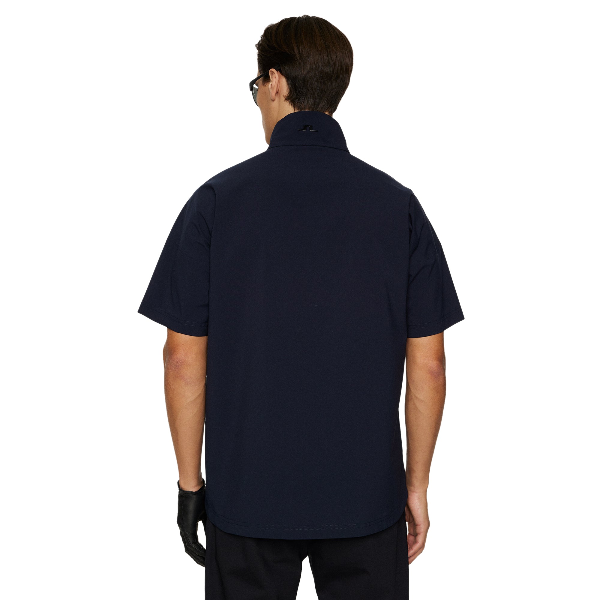 J.Lindeberg Golf Arvid Rain Shirt SS25 JL Navy 6855