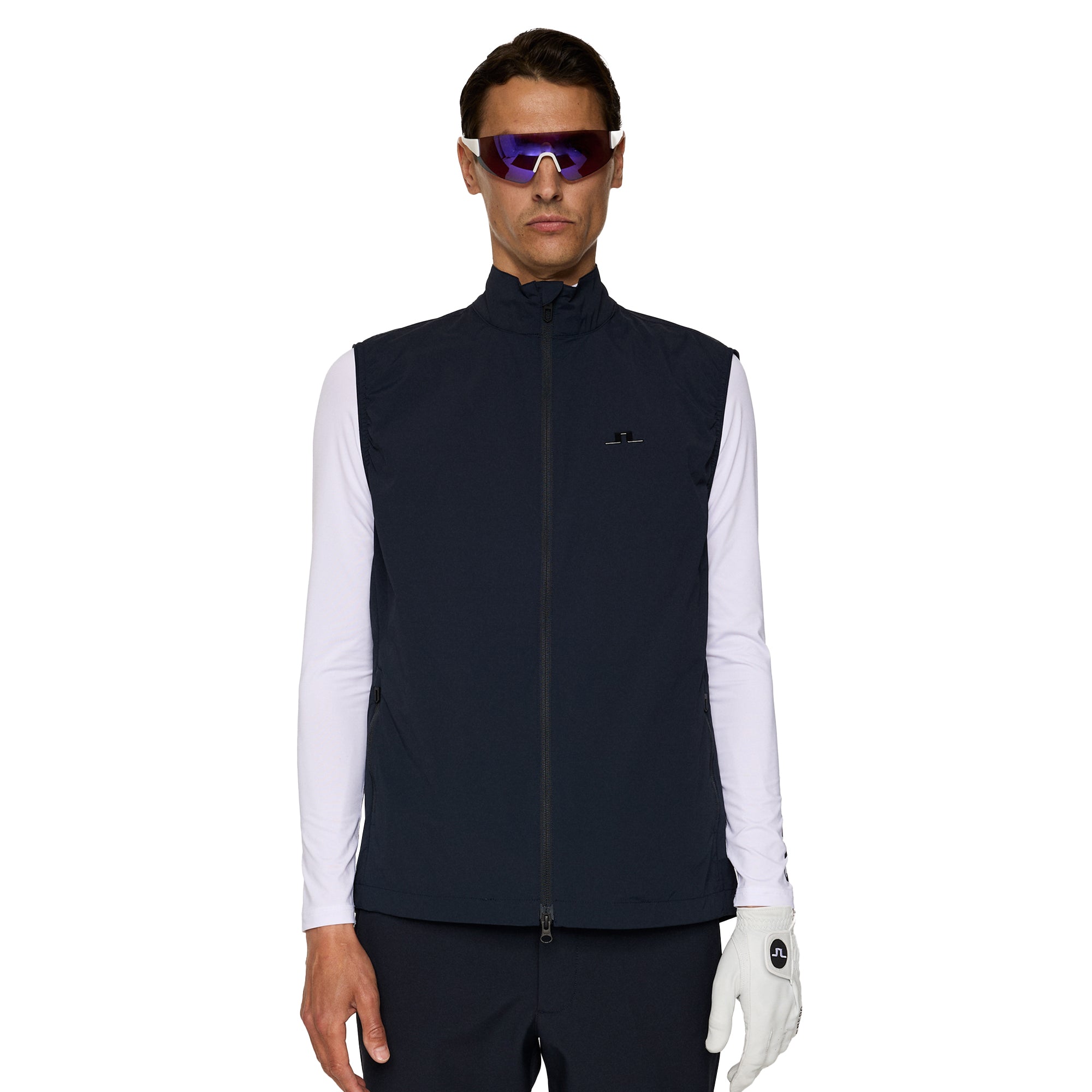 J.Lindeberg Golf Ash Light Packable Vest FW25 - Sonic Blue O556