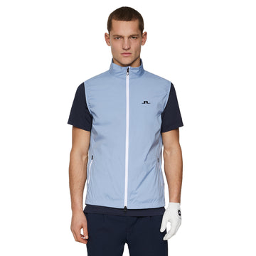 J.Lindeberg Golf Ash Light Packable Vest SS25 Rain Washed O539