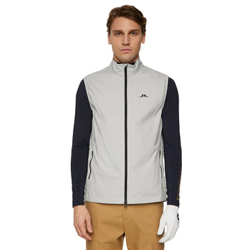 J.Lindeberg Golf Ash Light Packable Vest SS25 High Rise U232