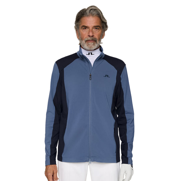 J.Lindeberg Golf Banks Mid Layer Jacket FW25 - Vintage Indigo O319