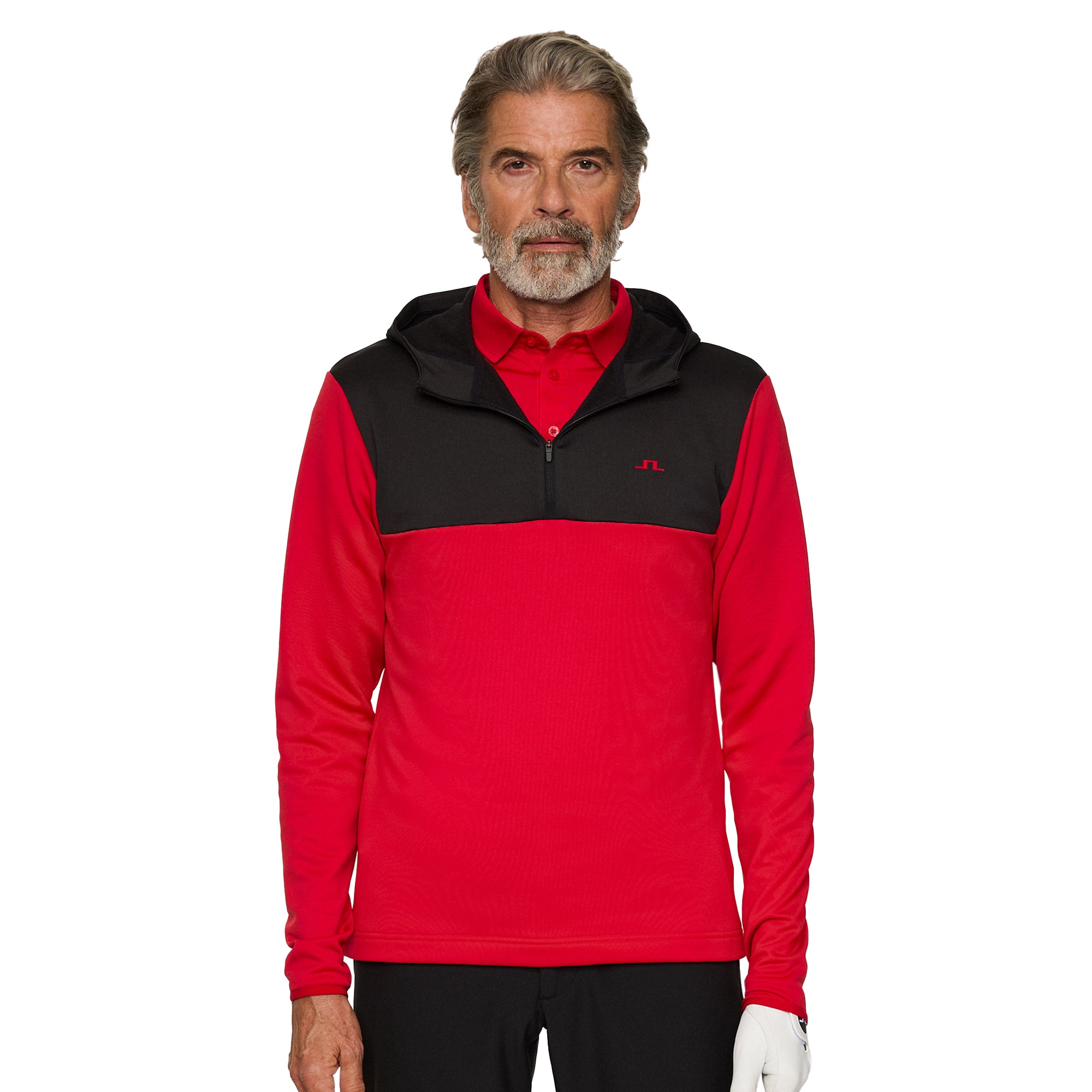 J.Lindeberg Golf Banks Zip Hoodie WH25 - Brindle U144 - GMJS15092