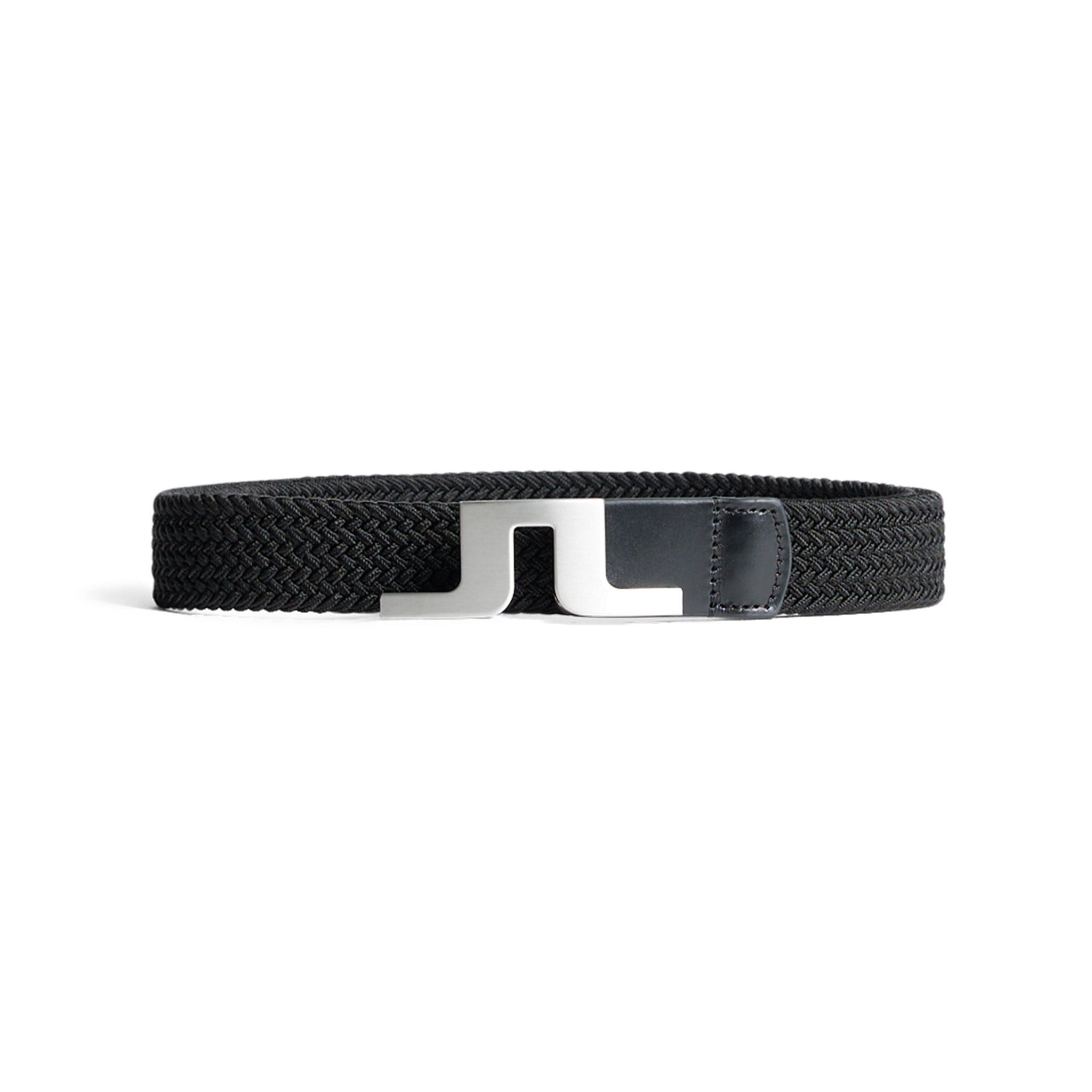 J.Lindeberg Golf Berry Braided Belt FW24 Black
