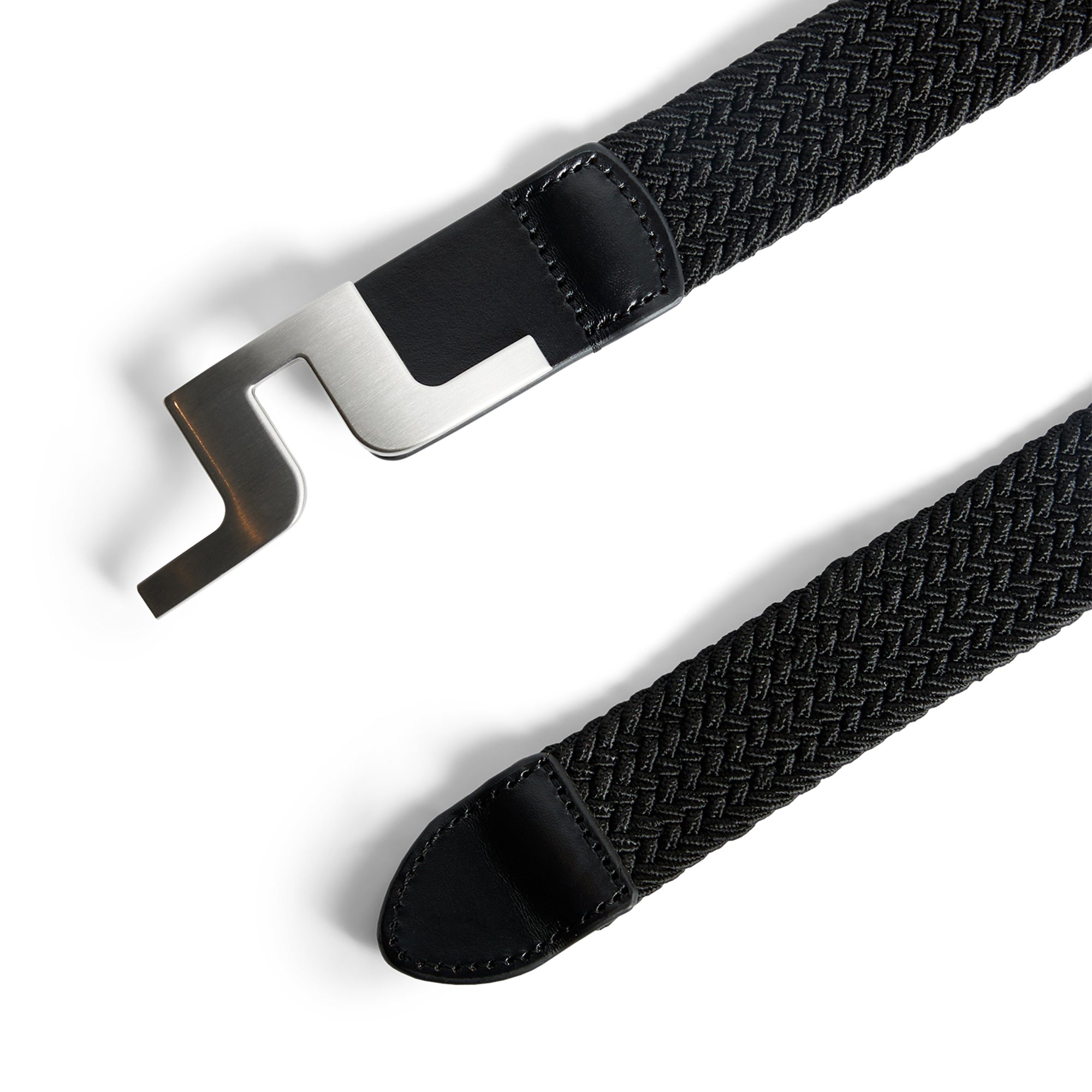 J.Lindeberg Golf Berry Braided Belt FW24 Black
