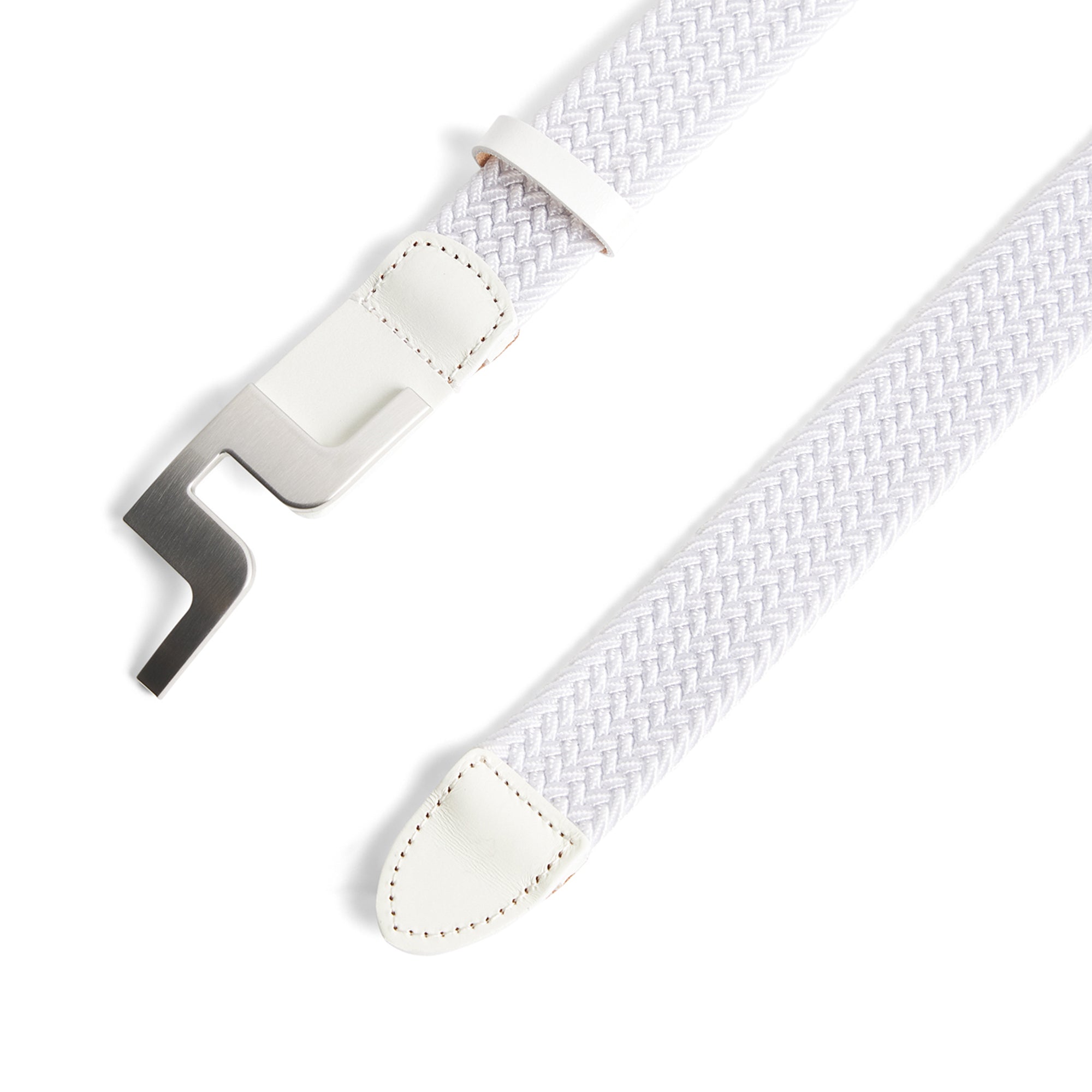 J.Lindeberg Golf Berry Braided Belt SS25 White 0000