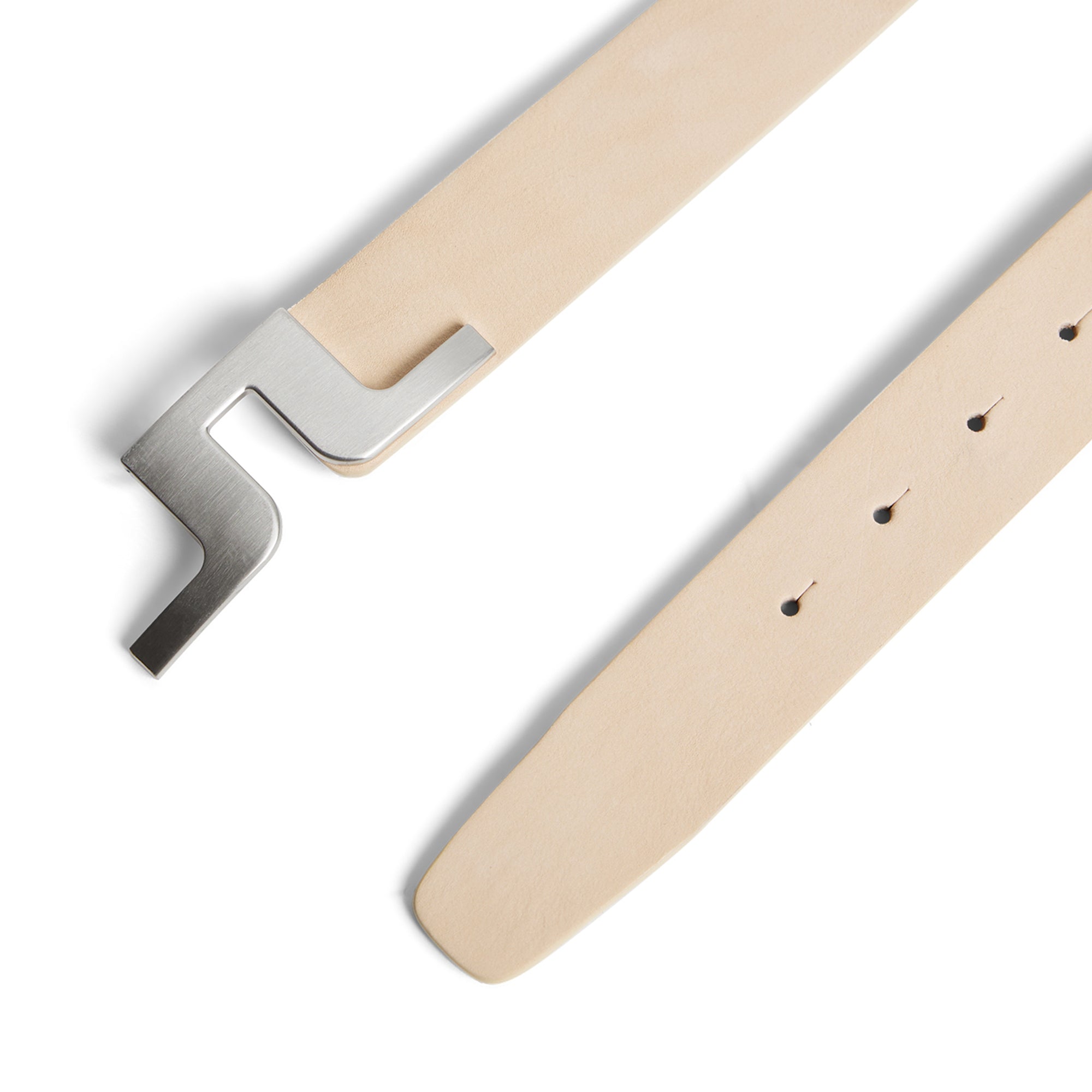 J.Lindeberg Golf Bridger Nubuck Belt FW24 Moonbeam U029