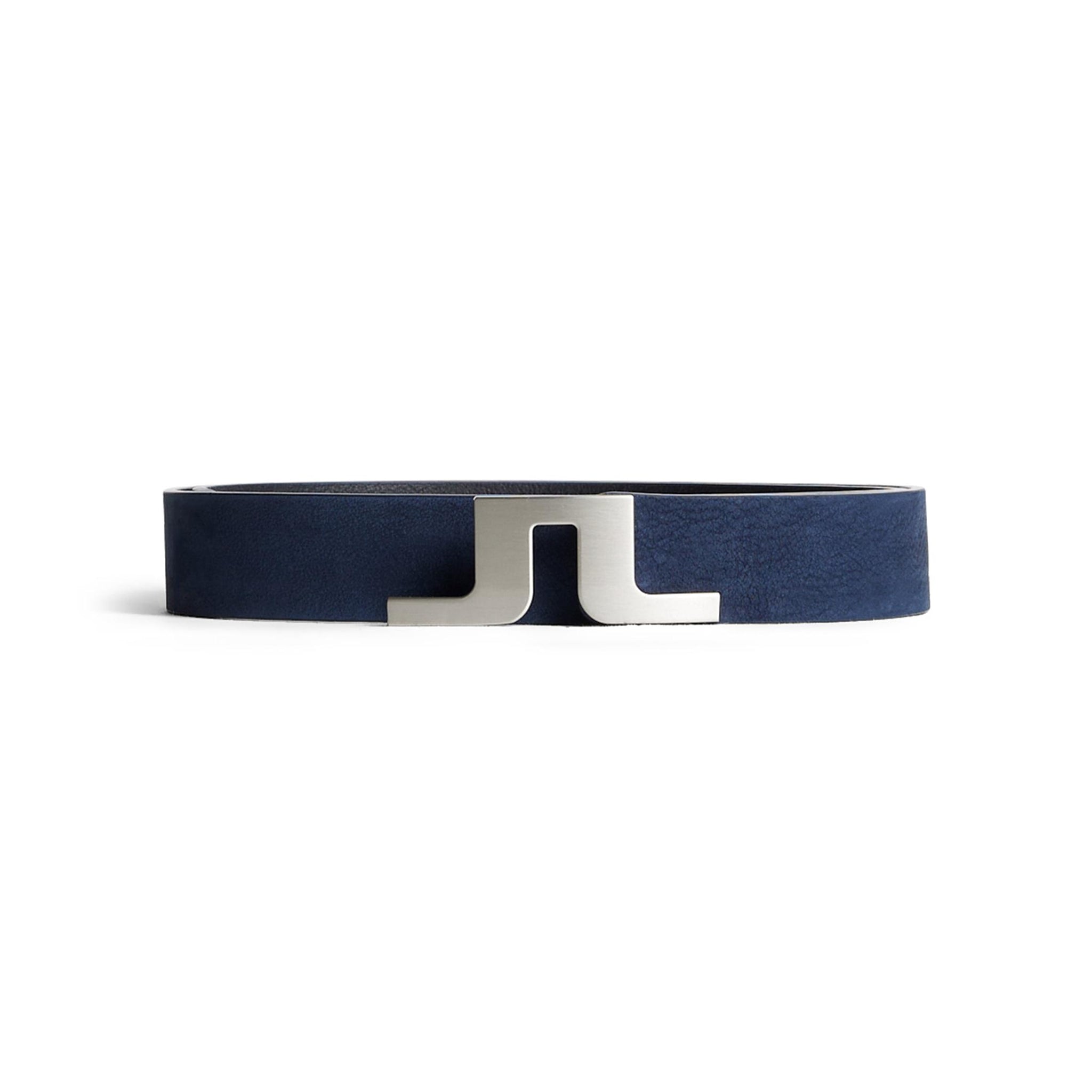 J.Lindeberg Golf Bridger Nubuck Belt SS25 JL Navy 6855