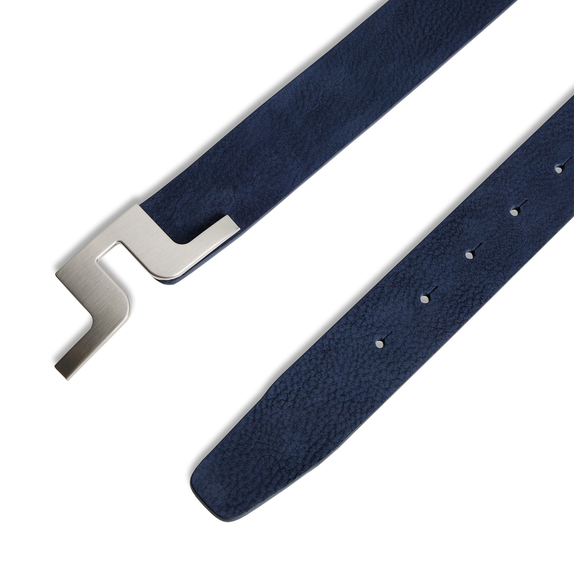 J.Lindeberg Golf Bridger Nubuck Belt SS25 JL Navy 6855