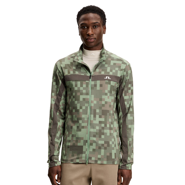 J.Lindeberg Golf Bridger Tour Print Mid Layer SS26 - Tour 26 Tonal