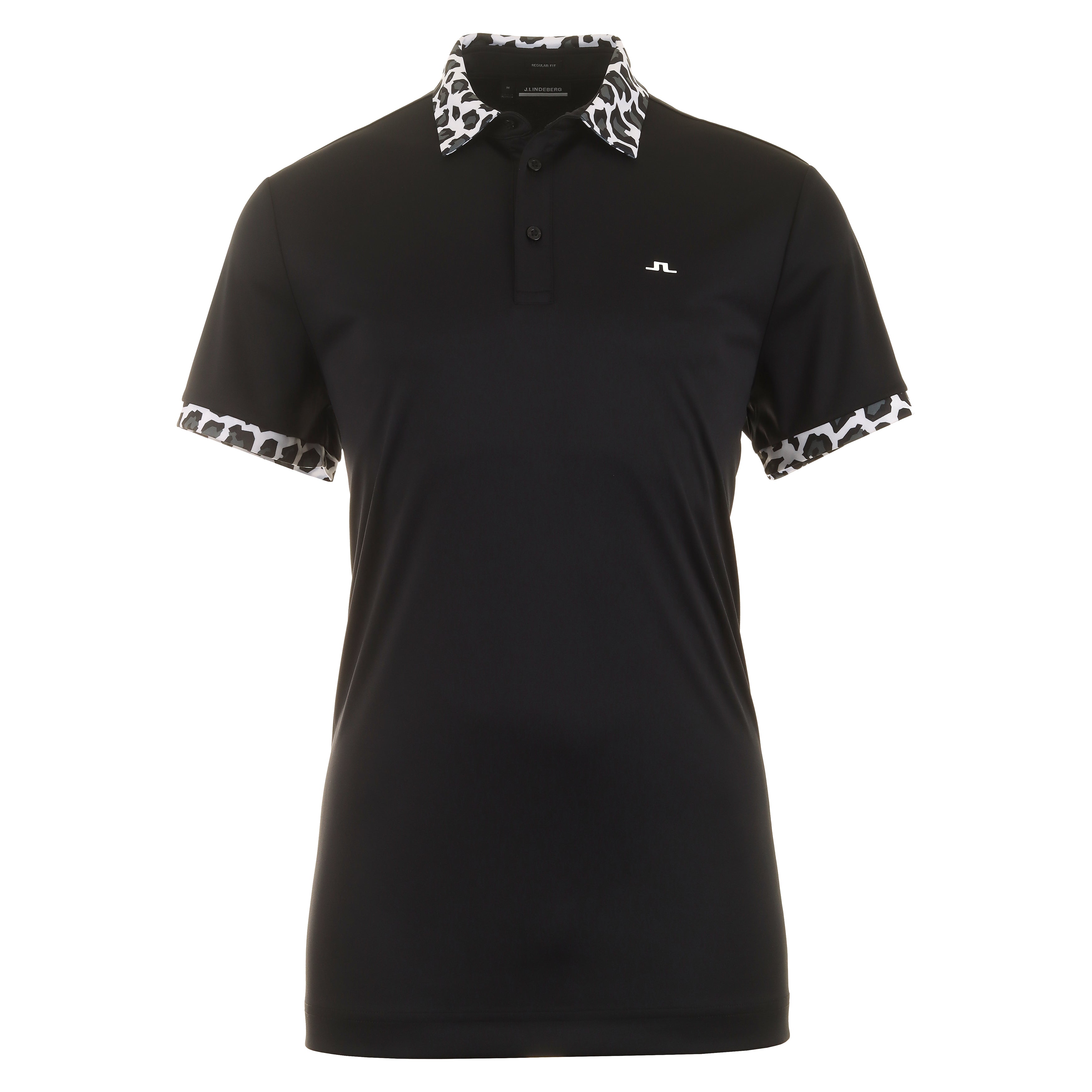 J.Lindeberg Golf Chapin Polo Shirt GMJT10807 Black 9999 Function18