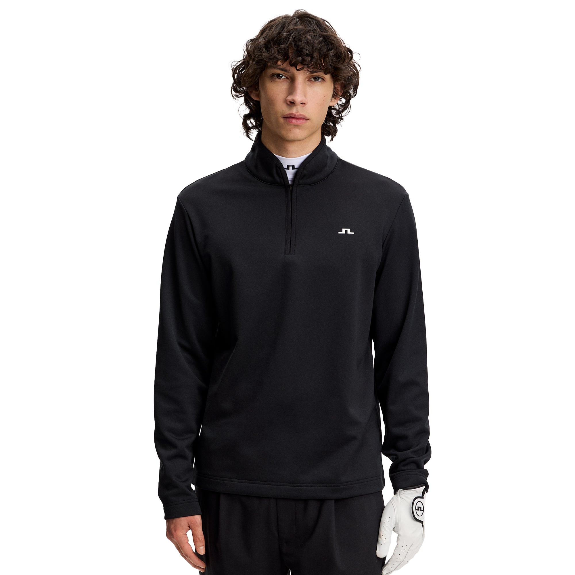 J.Lindeberg Golf Clide Mid Layer SS26 - Moonbeam U029 - GMJS15005