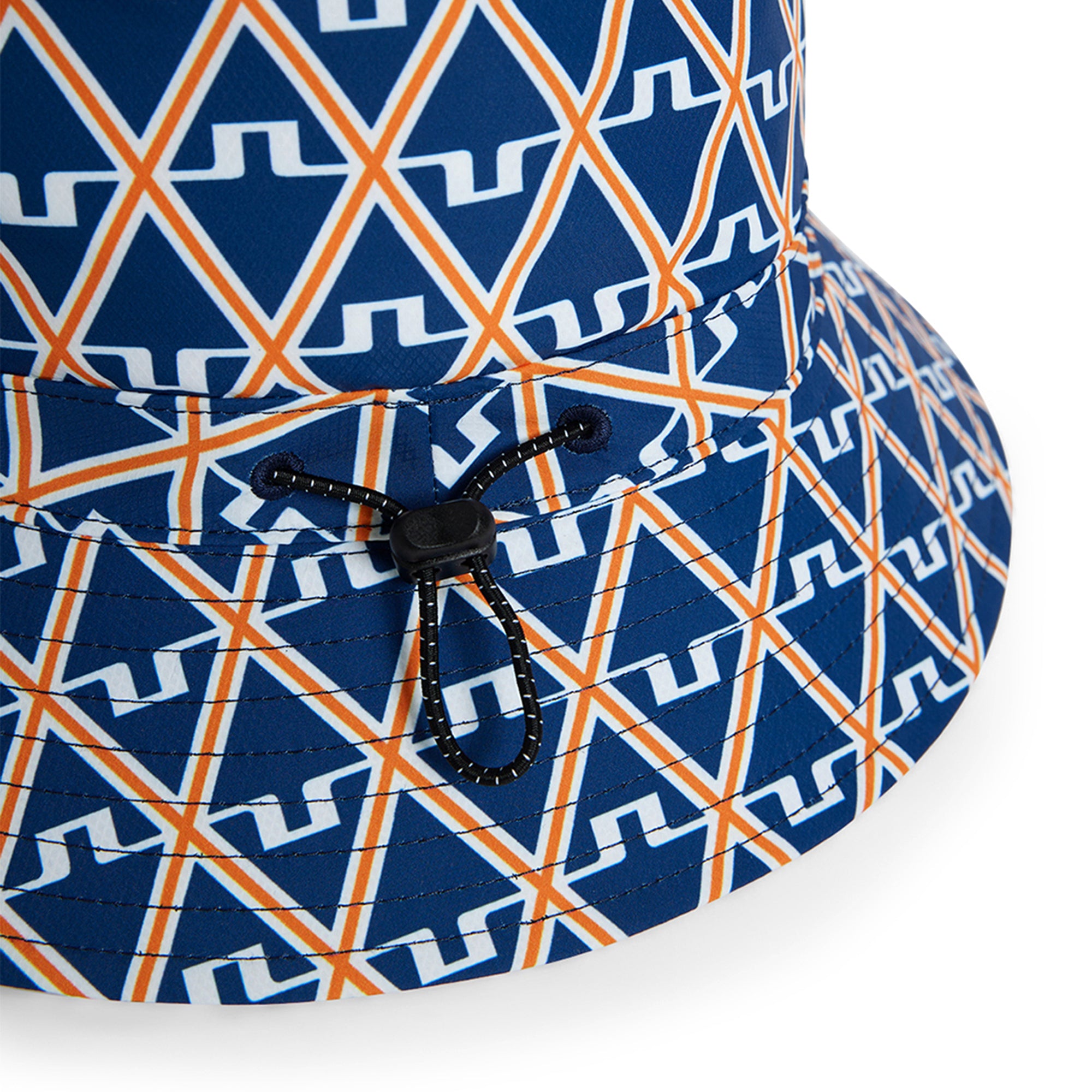 J.Lindeberg Golf Denver Print Bucket Hat GMAC09447 Estate Blue Diamond