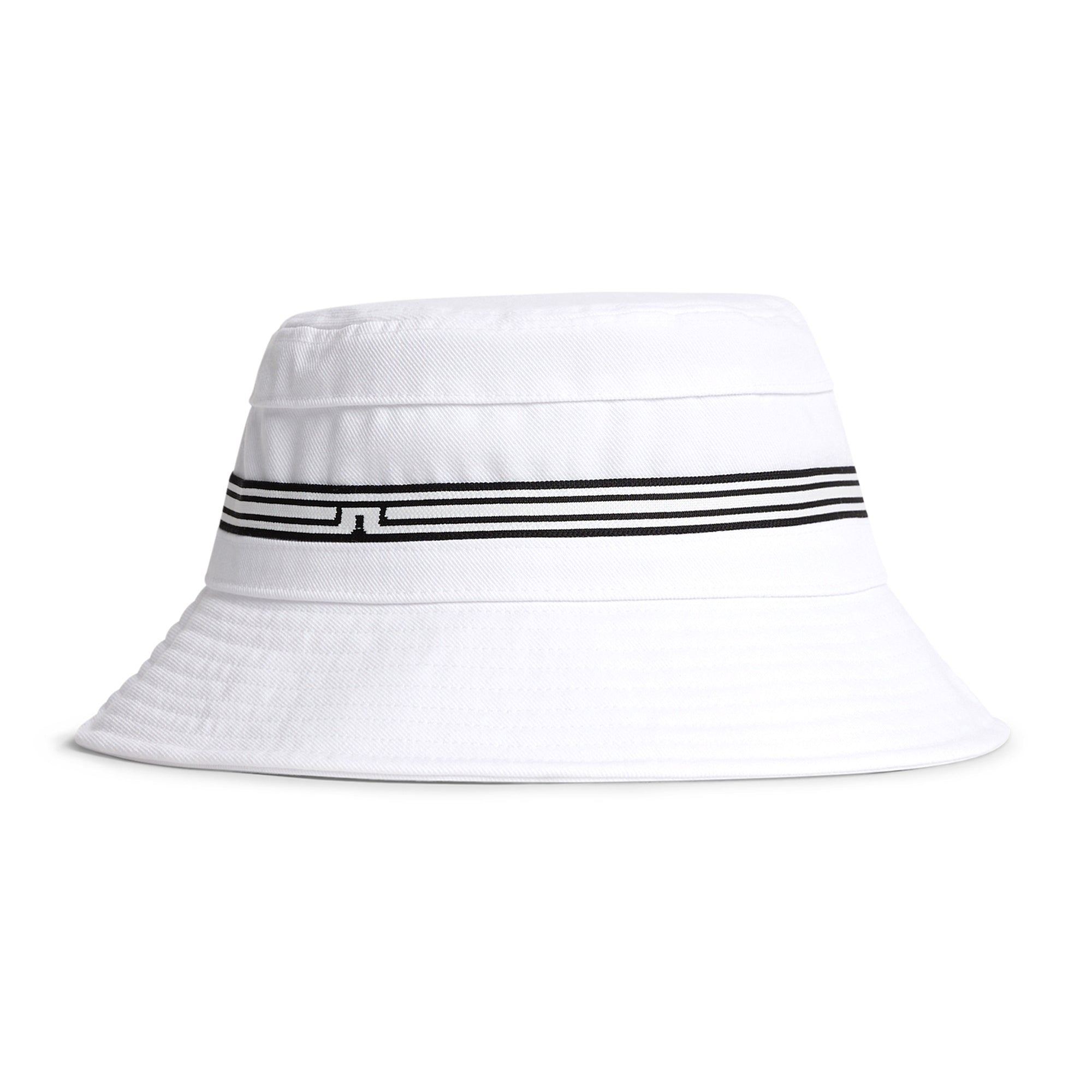 J.Lindeberg Golf Denver Stripe Bucket Hat GMAC09120 White 0000 Function18