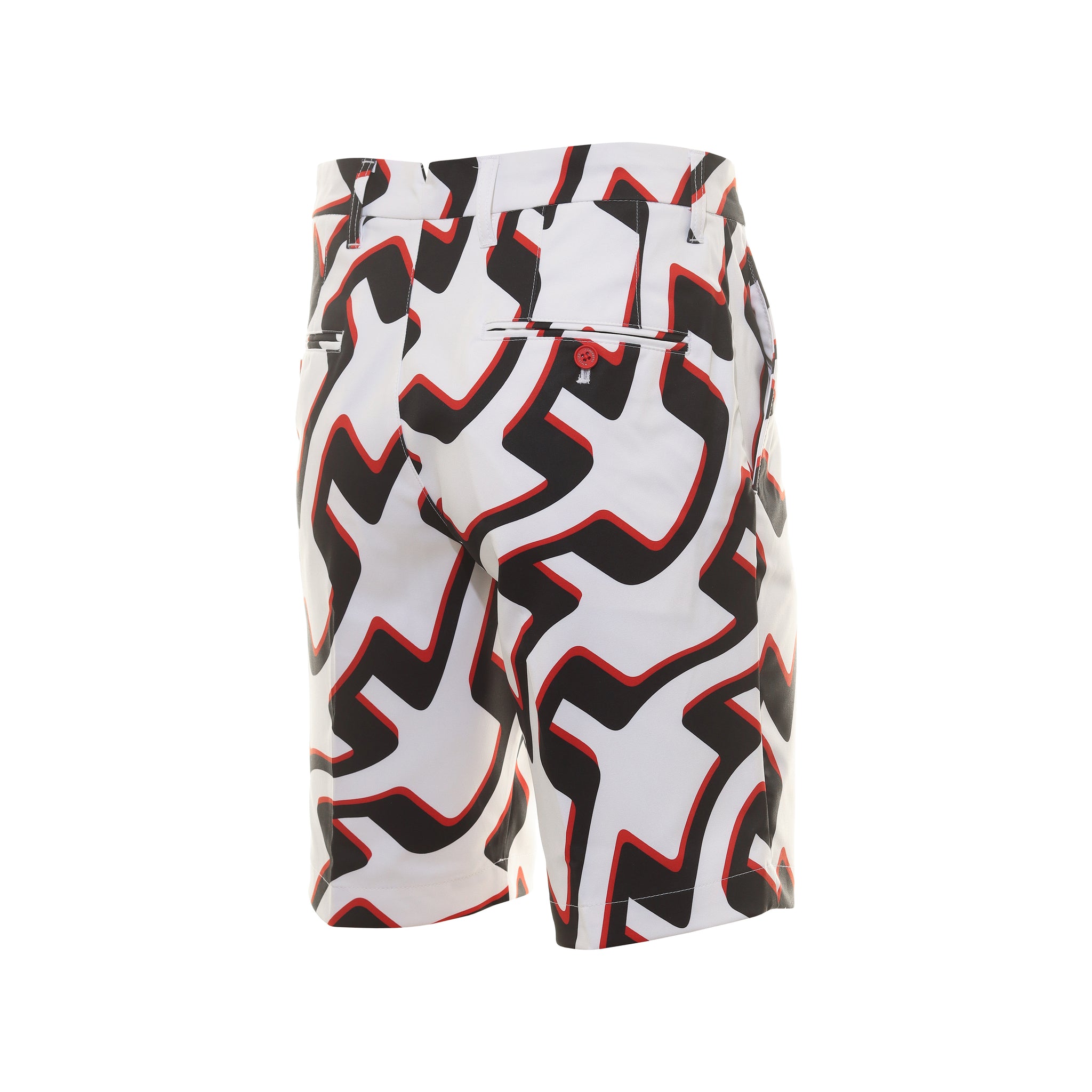 J.Lindeberg pressed-crease button-fastening shorts - White