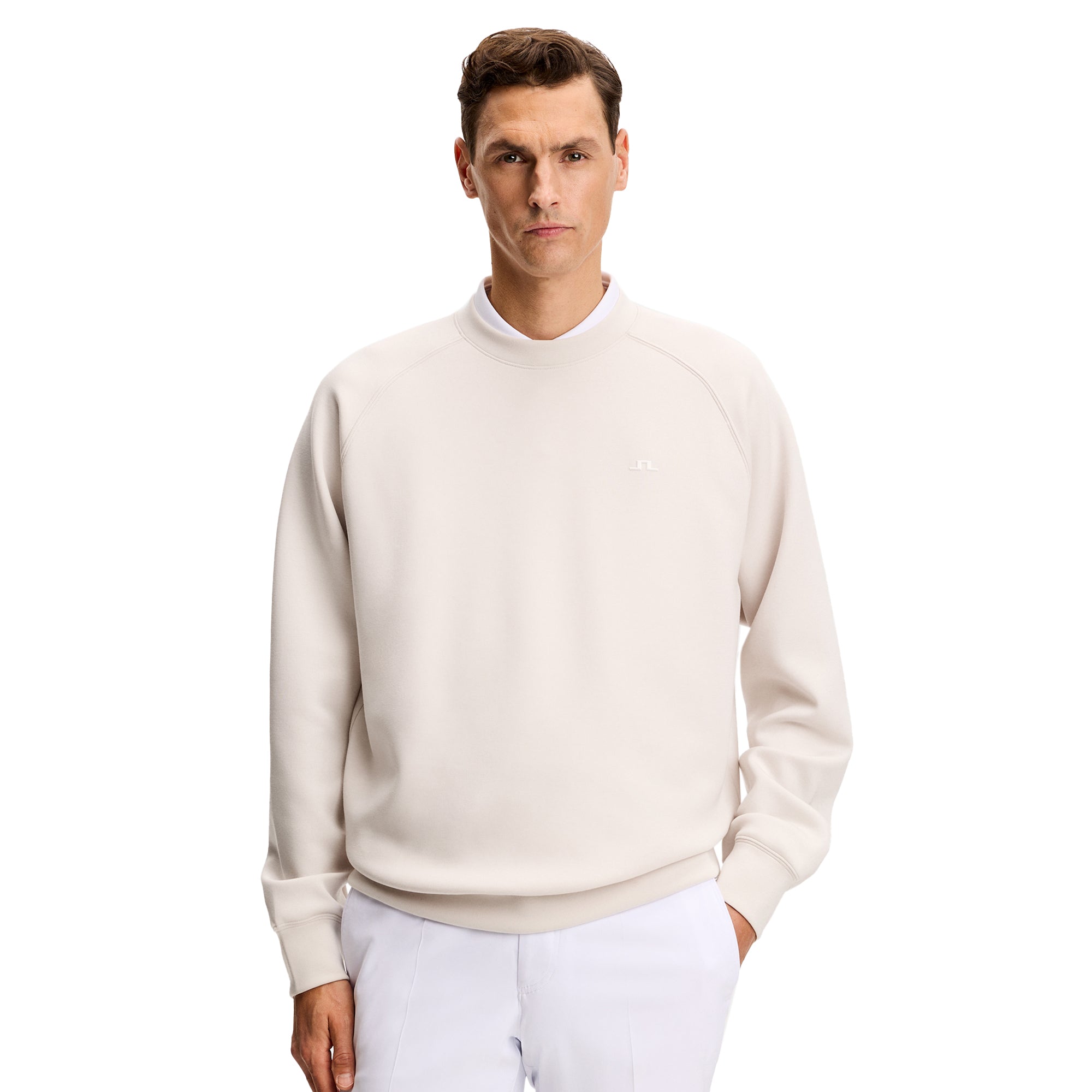 J.Lindeberg Golf Finn Crew Neck Sweater SS26 - JL Navy 6855