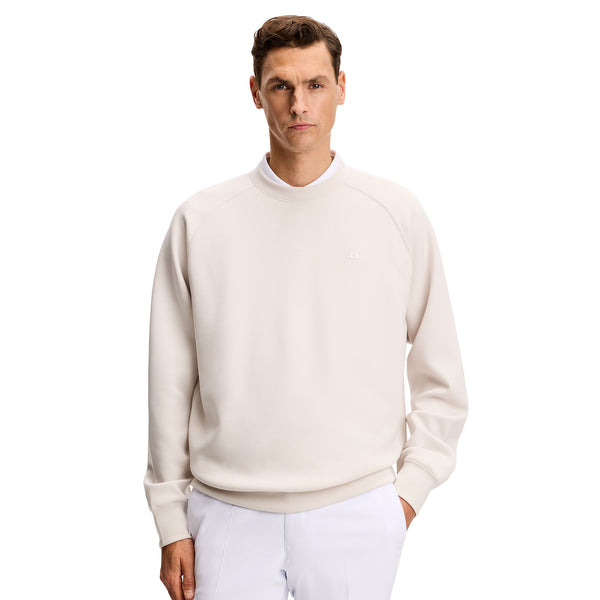 J.Lindeberg Golf Finn Crew Neck Sweater SS26 - Moonbeam U029