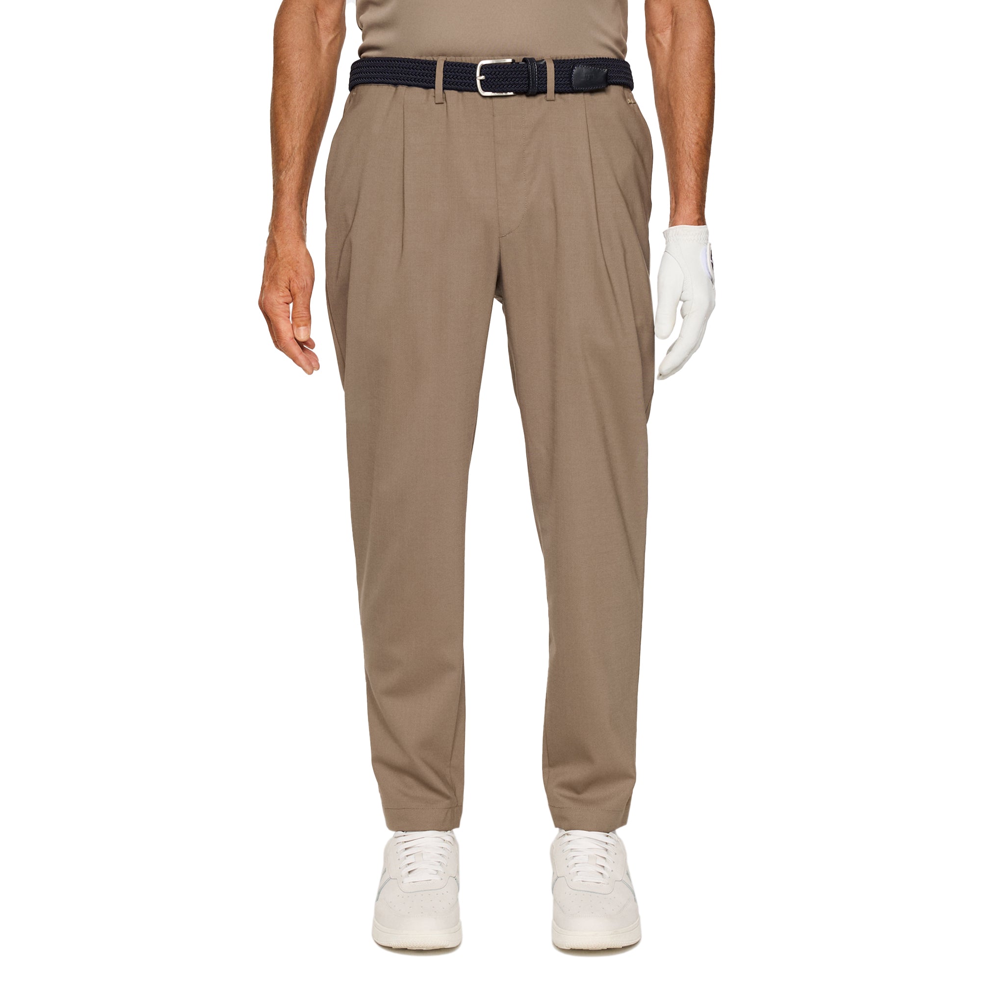 J.Lindeberg Golf Harris Wool Trousers WH25 - Black 9999